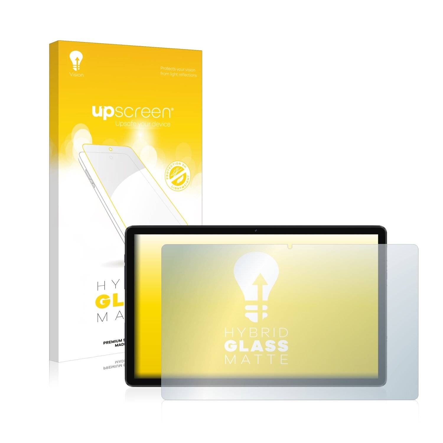 upscreen Hybrid Glass Matte Premium Schutzglas Folie für Alldocube iPlay