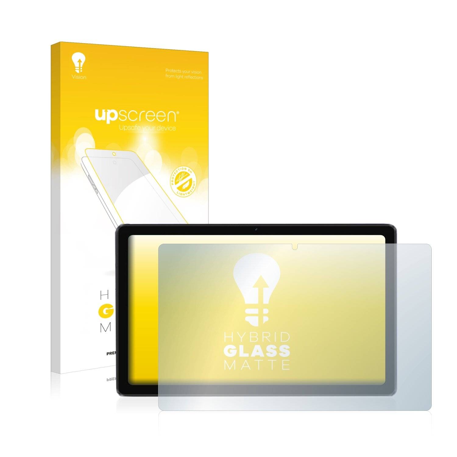 upscreen Hybrid Glass Matte Premium Schutzglas Folie für Alldocube iPlay 50