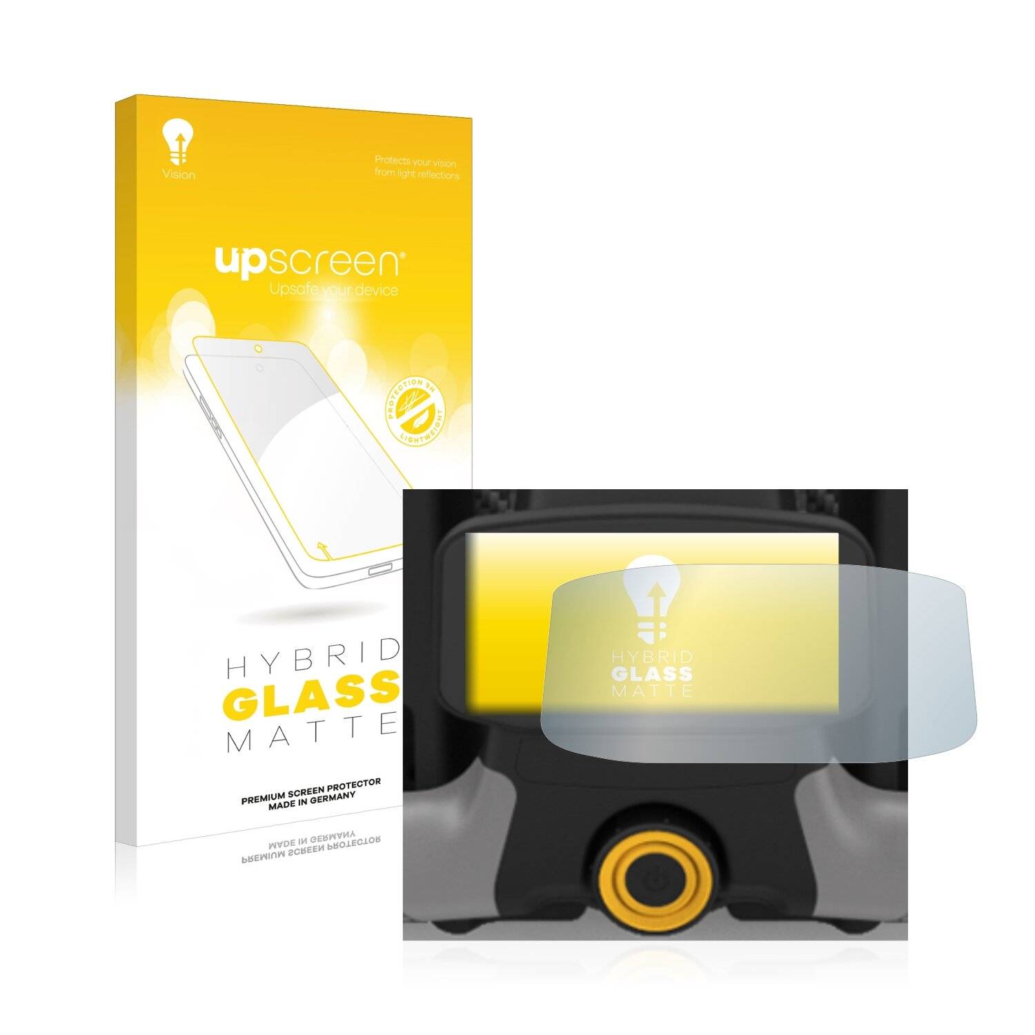 upscreen Flexible Schutz Glas Folie für PowaKaddy CT8 Schutzglas 9H Hybridglas Matt Entspiegelt