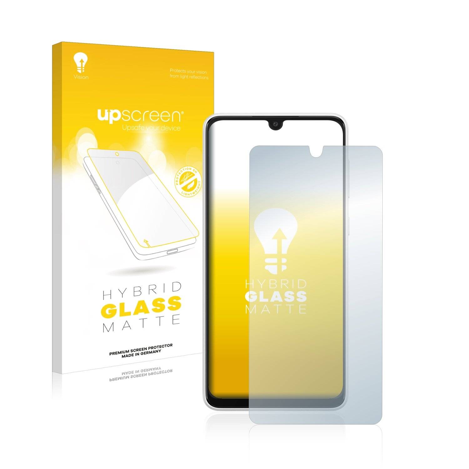 upscreen Flexible Schutz Glas Folie für Samsung Galaxy A33 5G Schutzglas 9H Hybridglas Matt Entspiegelt