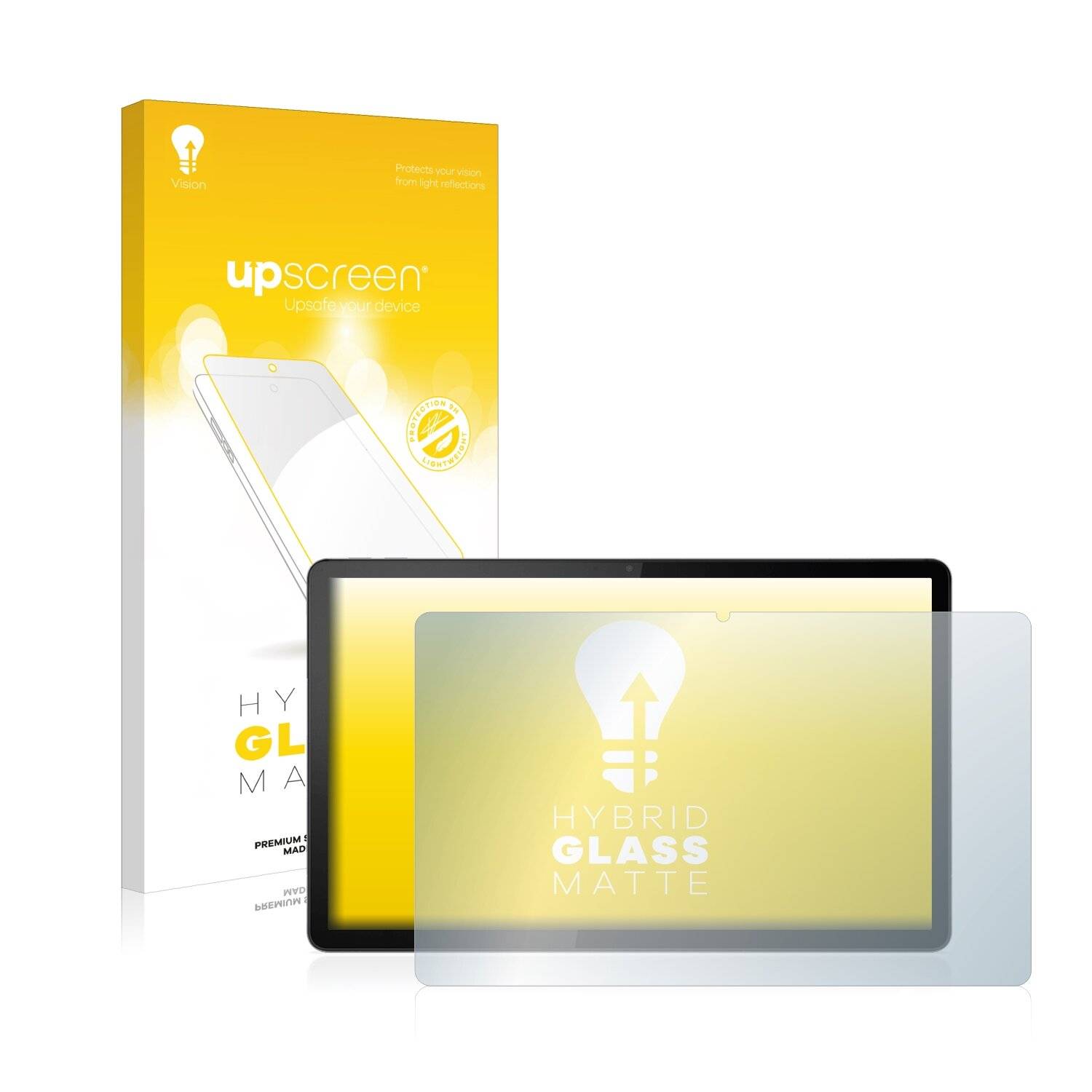 upscreen Hybrid Glass Matte Premium Schutzglas Folie für Lenovo Tab P11 (im