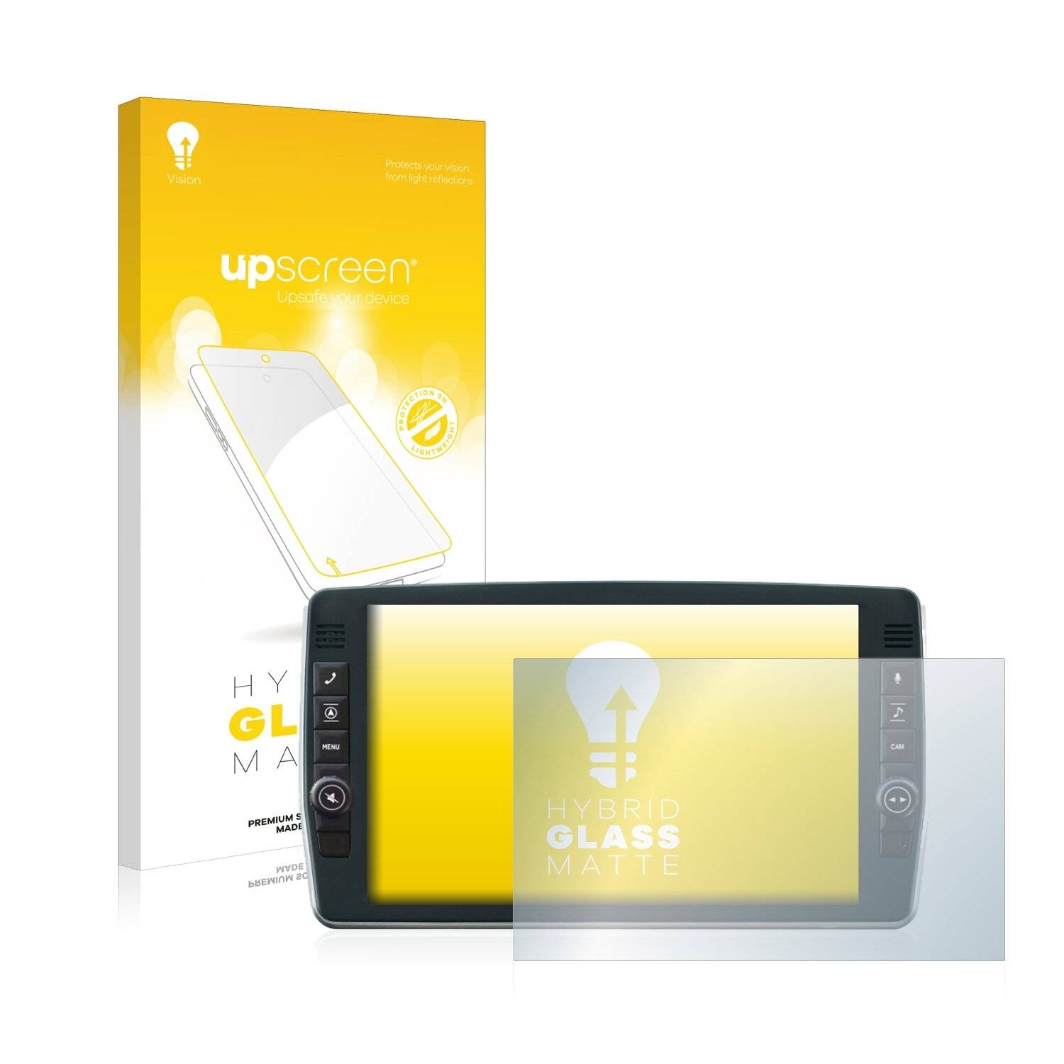upscreen Hybrid Glass Matte Premium Schutzglas Folie für Alpine
