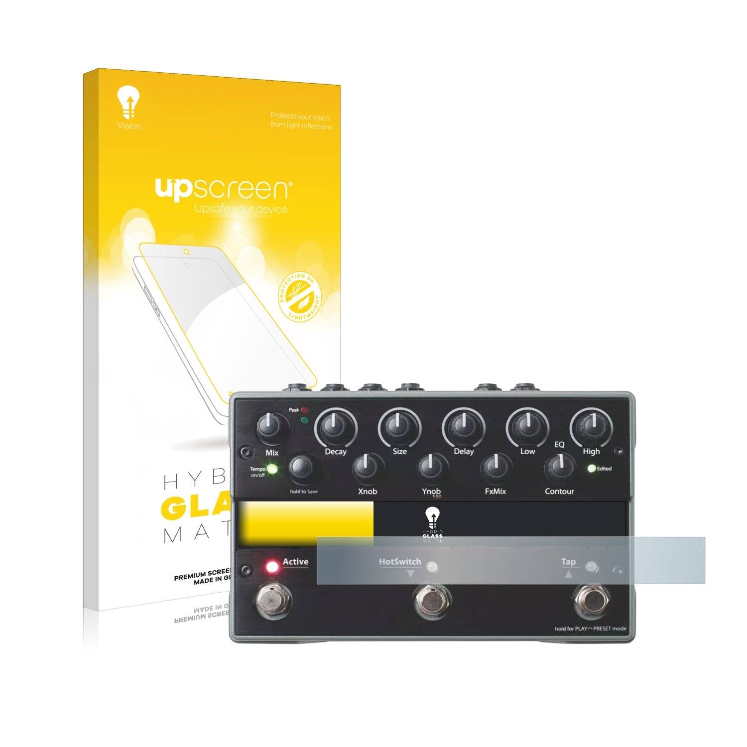 upscreen Hybrid Glass Matte Premium Schutzglas Folie für Eventide