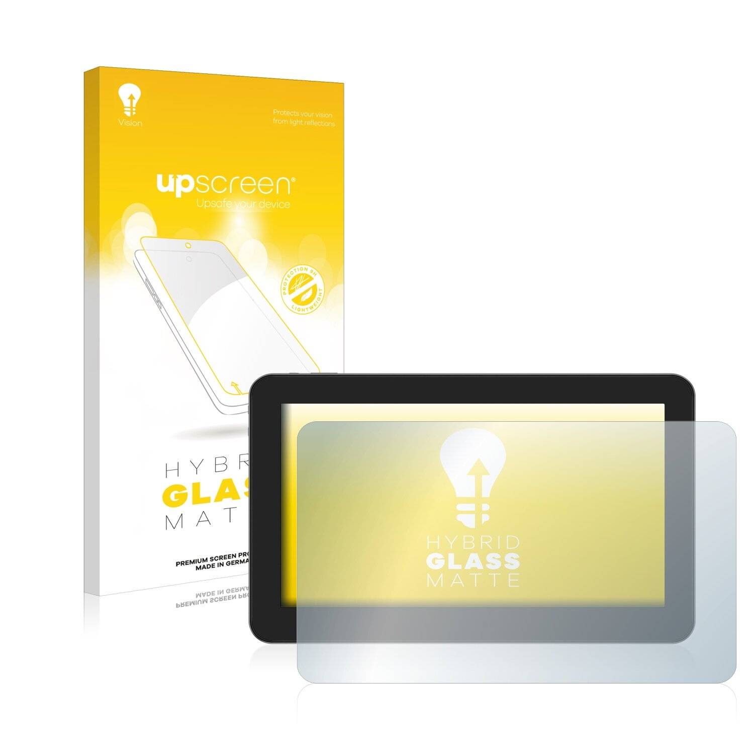 upscreen Hybrid Glass Matte Premium Schutzglas Folie für XP-Pen Artist Pro