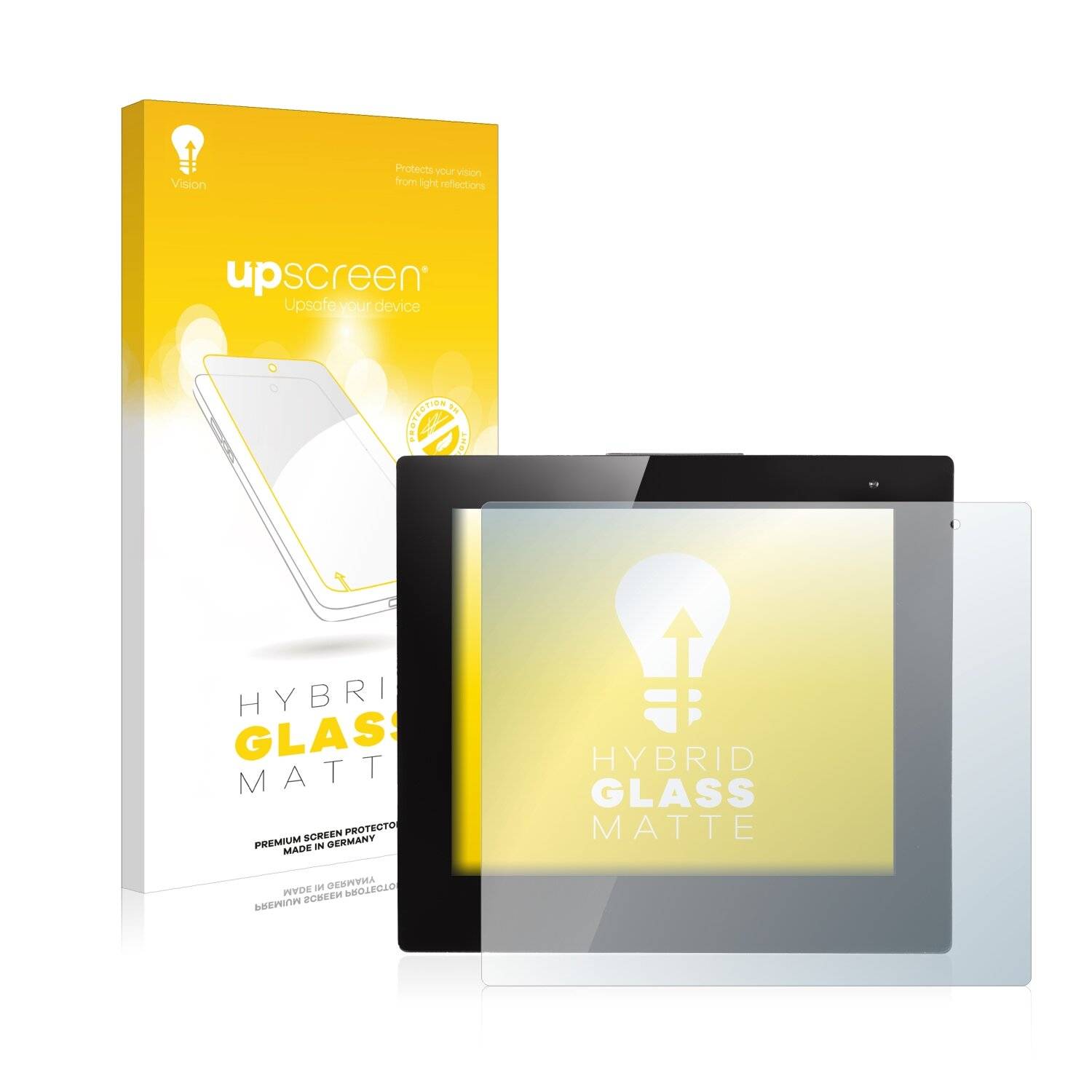 upscreen Hybrid Glass Matte Premium Schutzglas Folie für Bresser Quadro Neo C Thermo- und