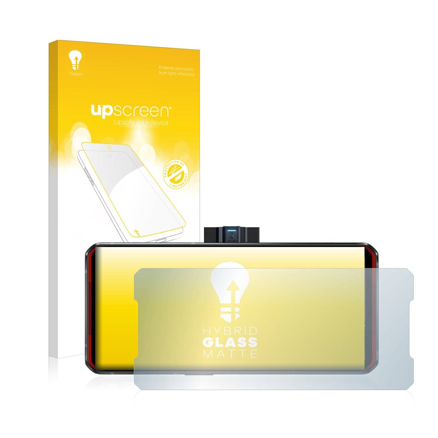 upscreen Flexible Schutz Glas Folie für Lenovo Legion Duel Schutzglas 9H Hybridglas Matt Entspiegelt
