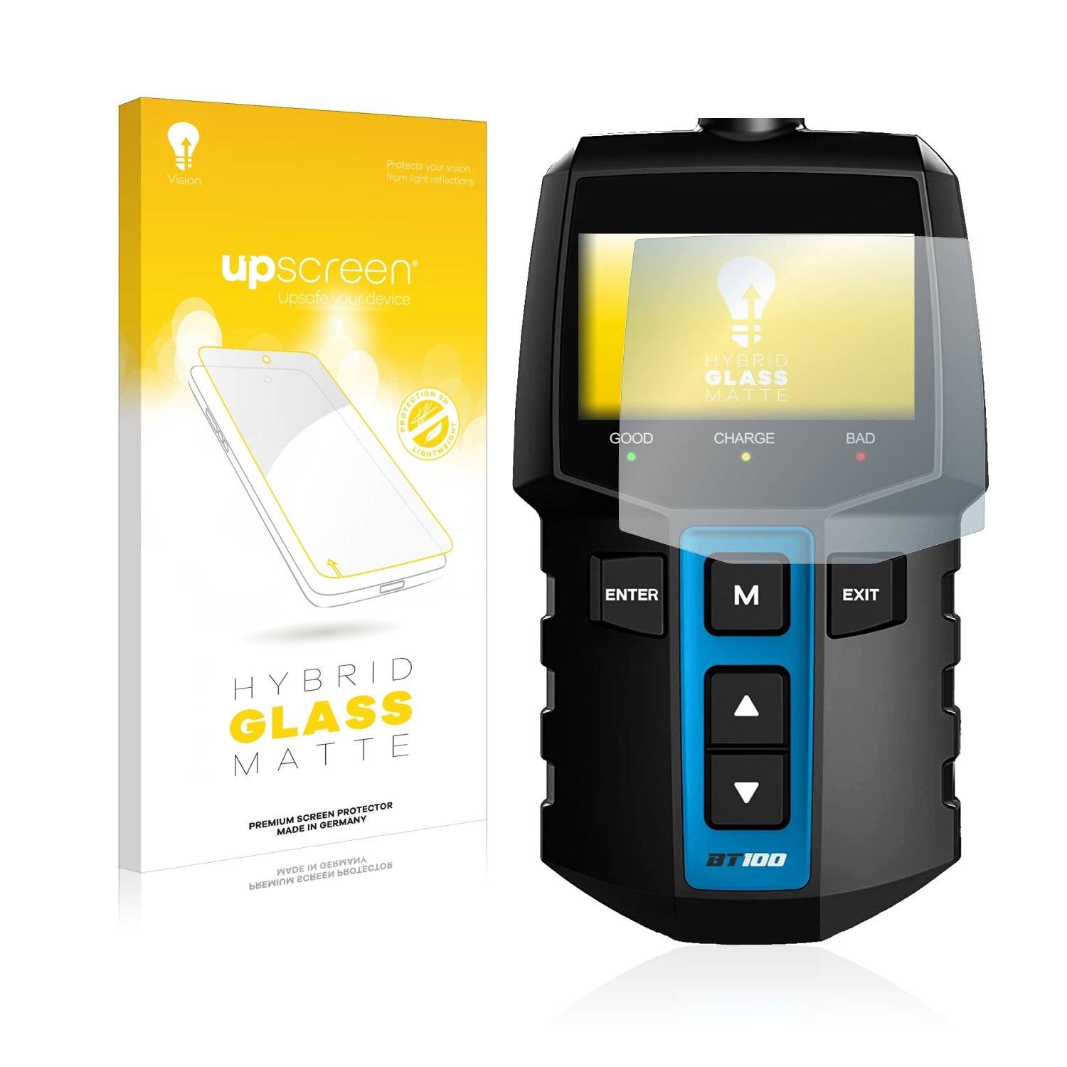 upscreen Hybrid Glass Matte Premium Schutzglas Folie für Topdon