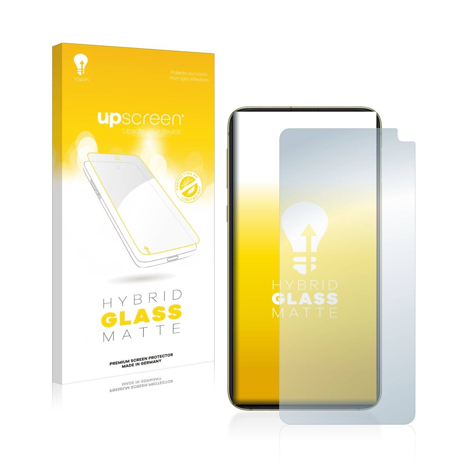 upscreen Hybrid Glas Matt Schutz-Folie für Samsung Galaxy S10e