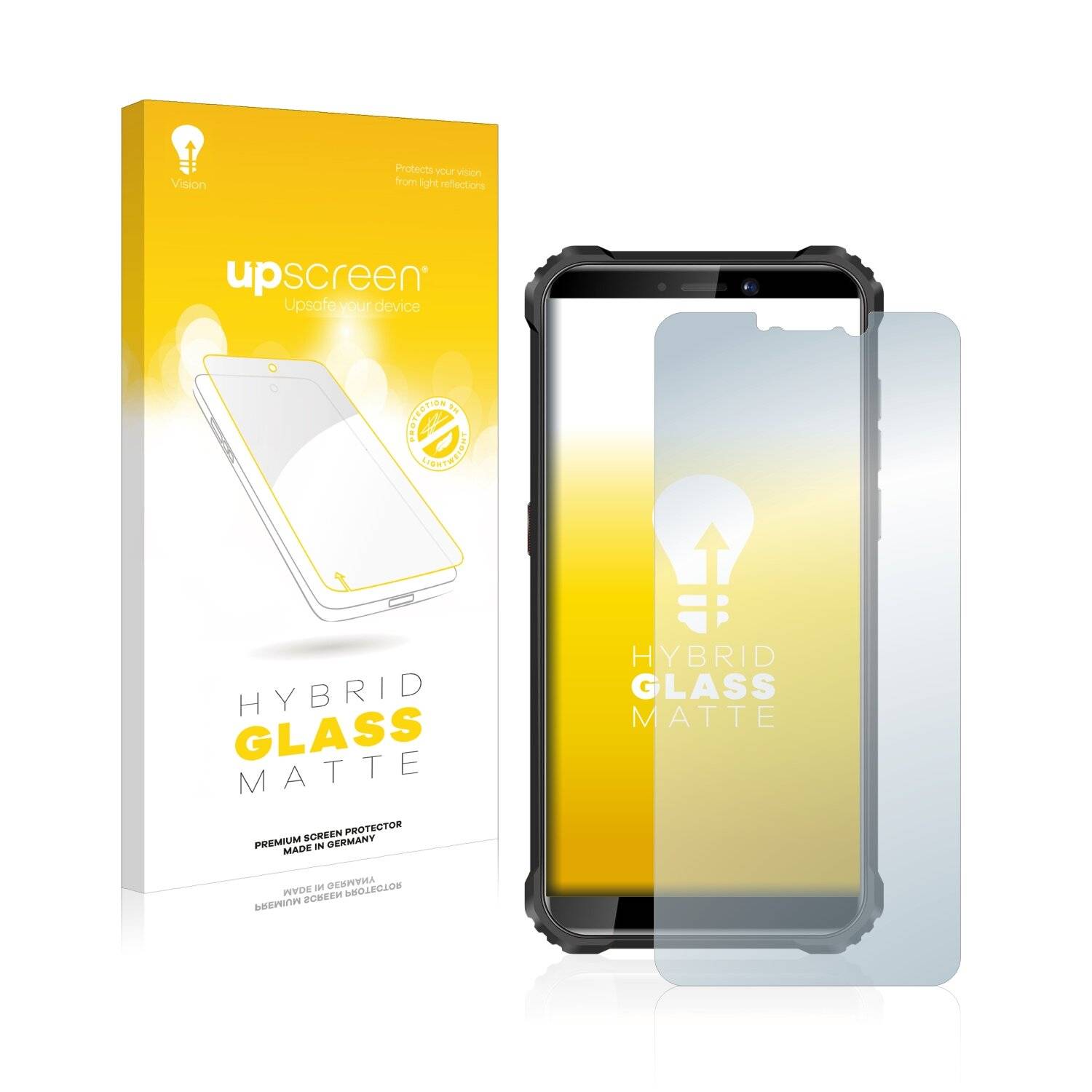 upscreen Flexible Schutz Glas Folie für Oukitel WP5 Schutzglas 9H Hybridglas Matt Entspiegelt