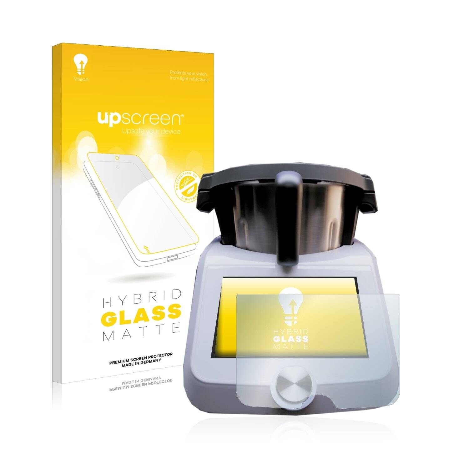 upscreen Flexible Schutz Glas Folie für SilverCrest Monsieur Cuisine Smart Schutzglas 9H Hybridglas Matt Entspiegelt