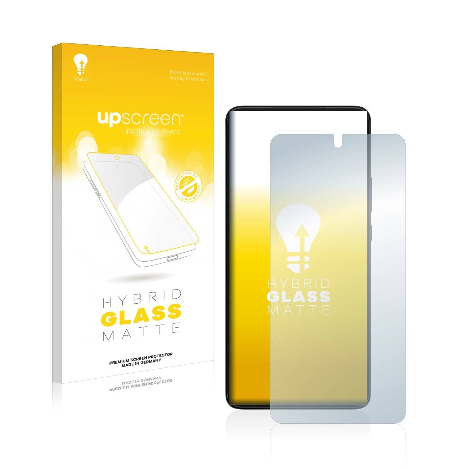 upscreen Flexible Schutz Glas Folie für Motorola Edge 30 Schutzglas 9H Hybridglas Matt Entspiegelt