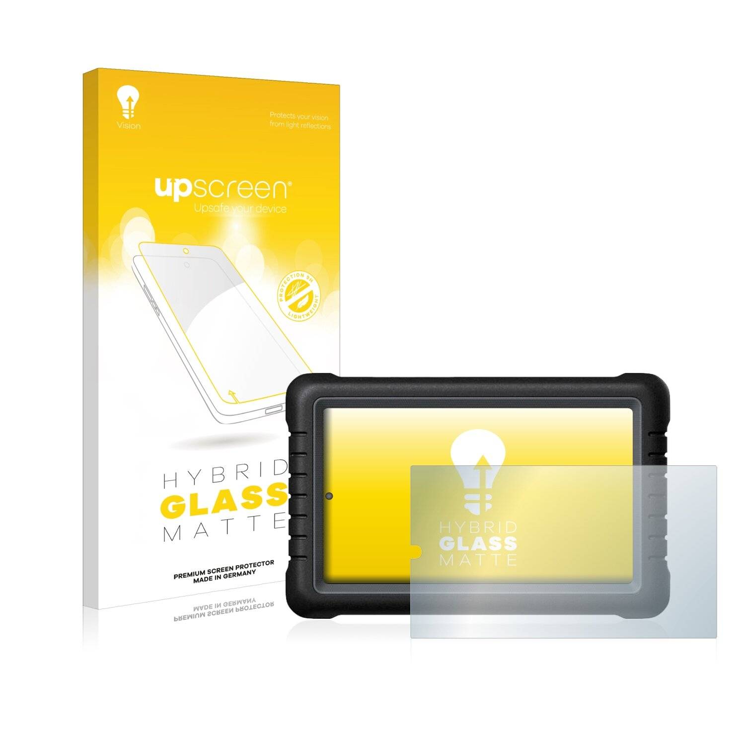 upscreen Hybrid Glass Matte Premium Schutzglas Folie für LAUNCH X431 PROS