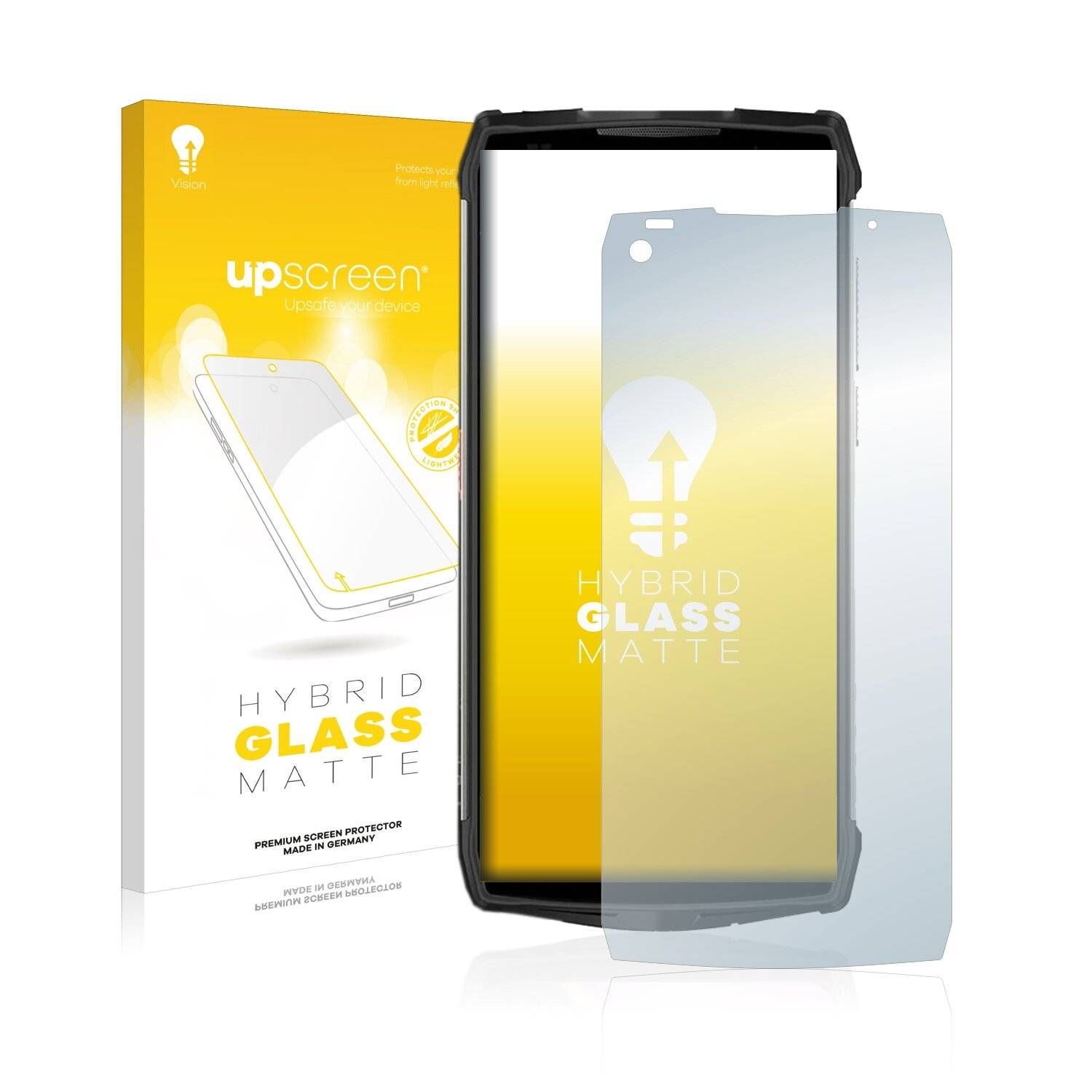 upscreen Flexible Schutz Glas Folie für Ulefone Power Armor 13 Schutzglas 9H Hybridglas Matt Entspiegelt