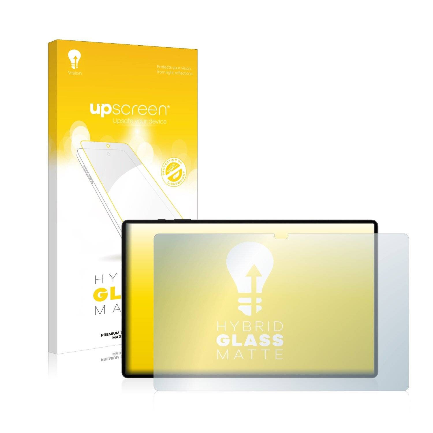 upscreen Flexible Schutz Glas Folie für Samsung Galaxy Tab S8 Ultra 5G Schutzglas 9H Hybridglas Matt Entspiegelt