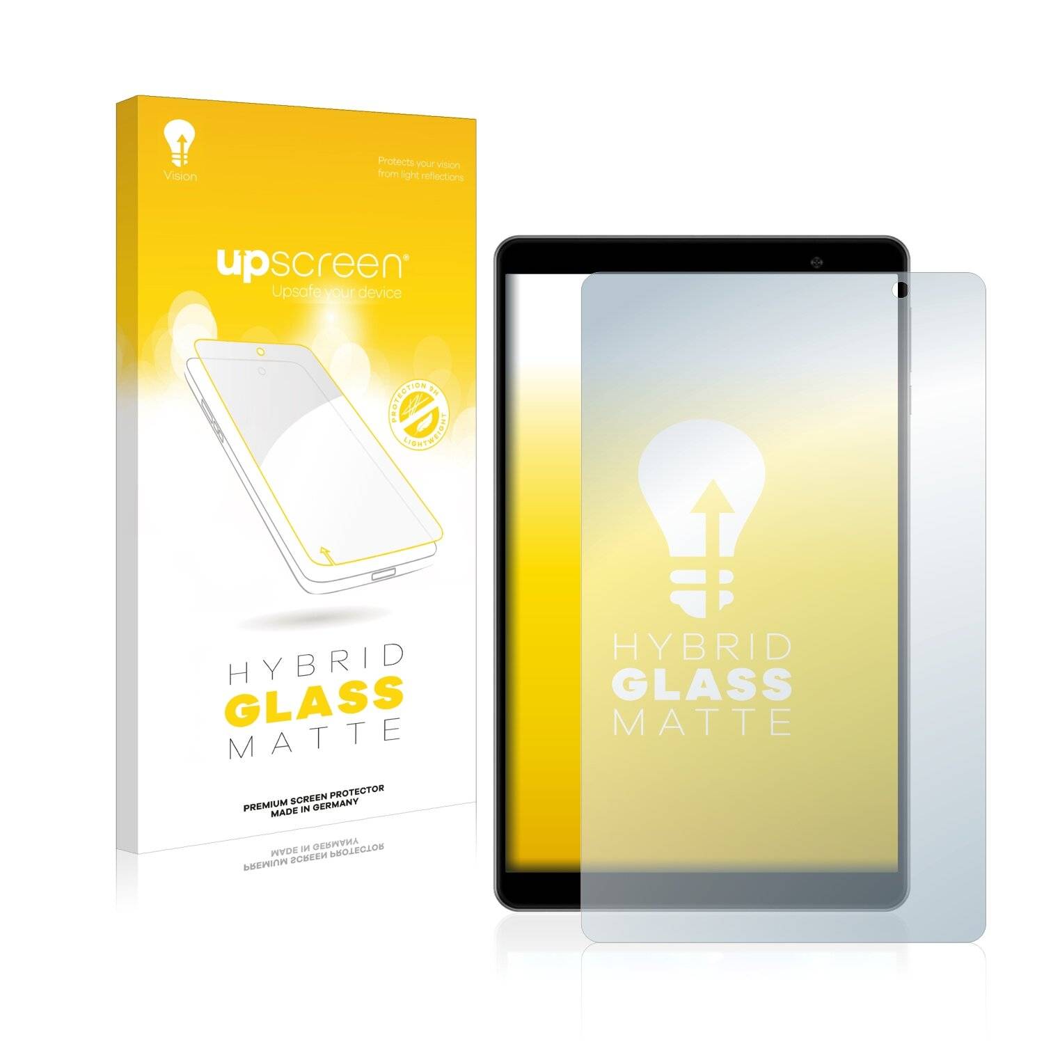 upscreen Hybrid Glass Matte Premium Schutzglas Folie für Teclast