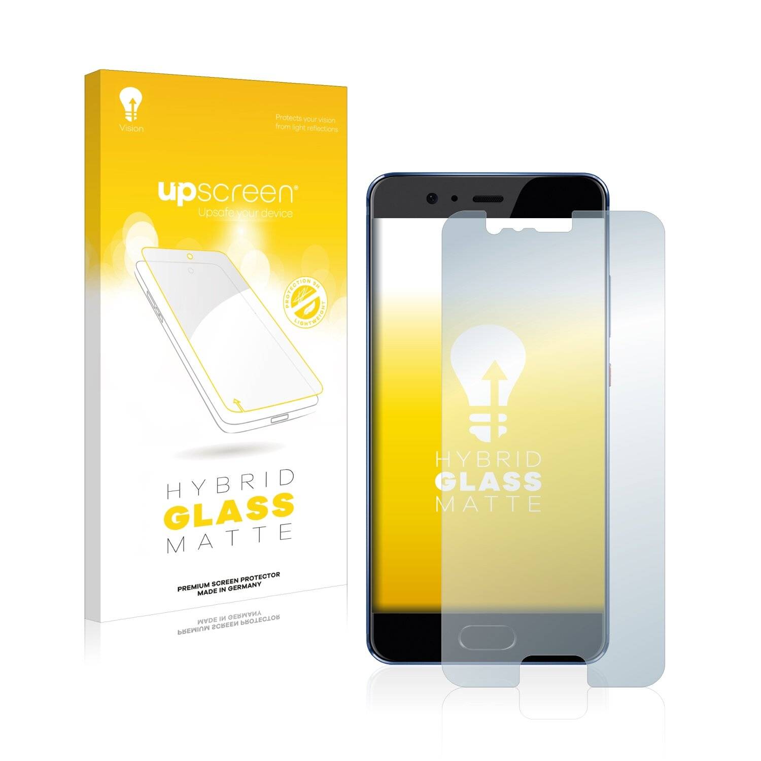 upscreen Flexible Schutz Glas Folie für Huawei P10 Schutzglas 9H Hybridglas Matt Entspiegelt