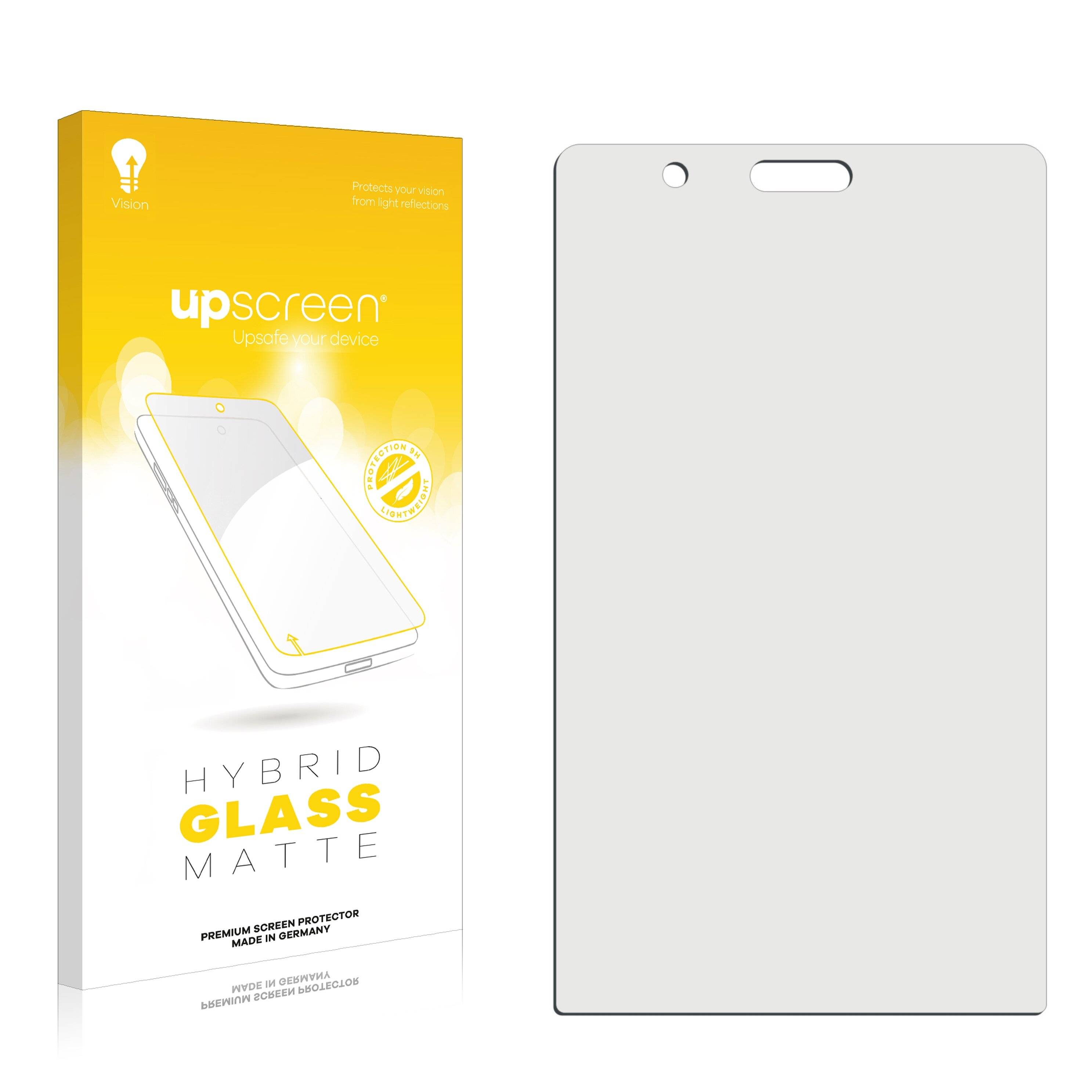 upscreen Hybrid Glass Matte Premium Schutzglas Folie für Honeywell Dolphin CN80