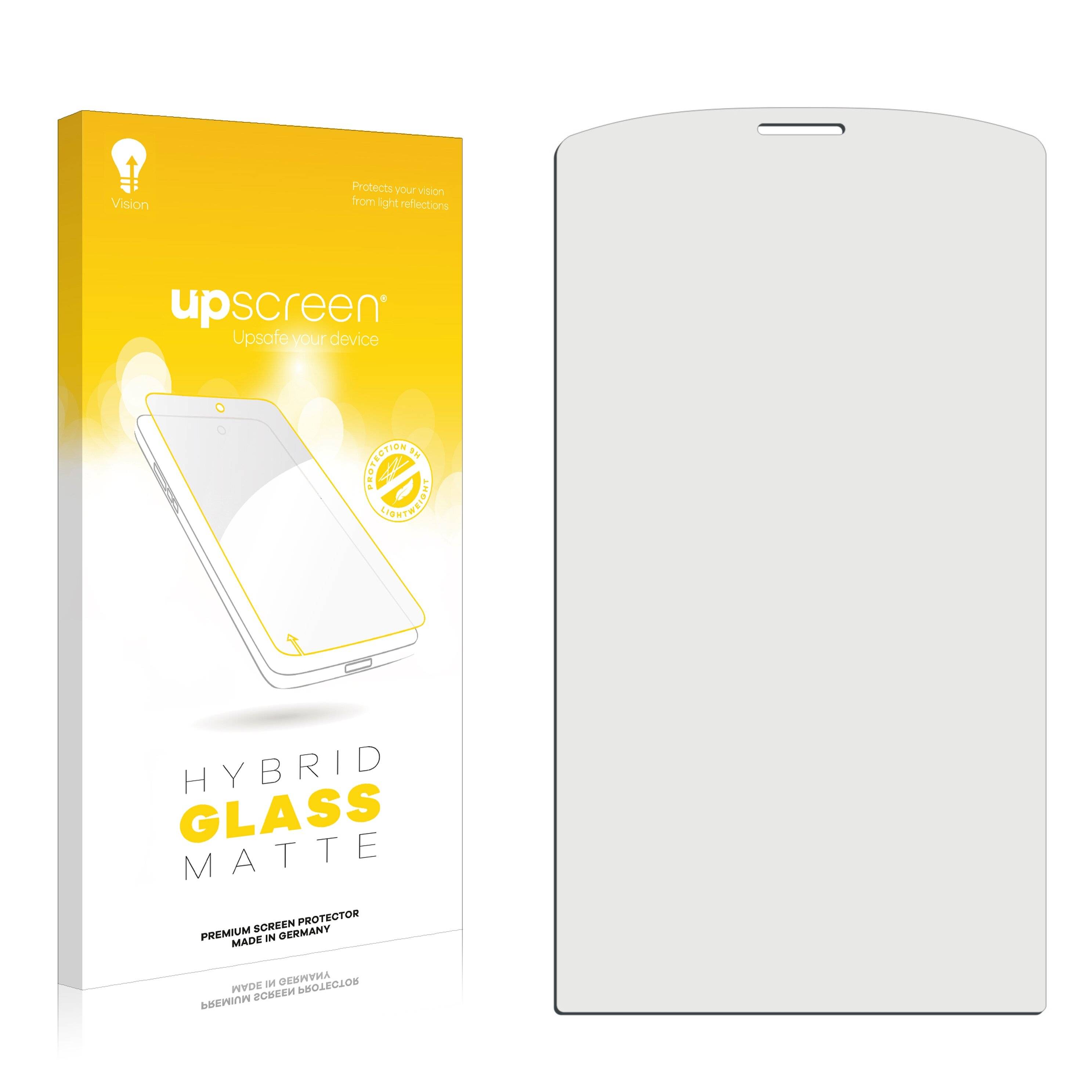 upscreen Hybrid Glass Matte Premium Schutzglas Folie für Newland MT90