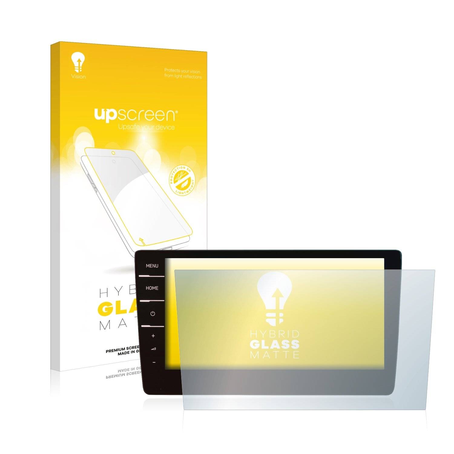 upscreen Flexible Schutz Glas Folie für Volkswagen T6.1 California 2021 Discover Pro 9.2" Schutzglas 9H Hybridglas Matt