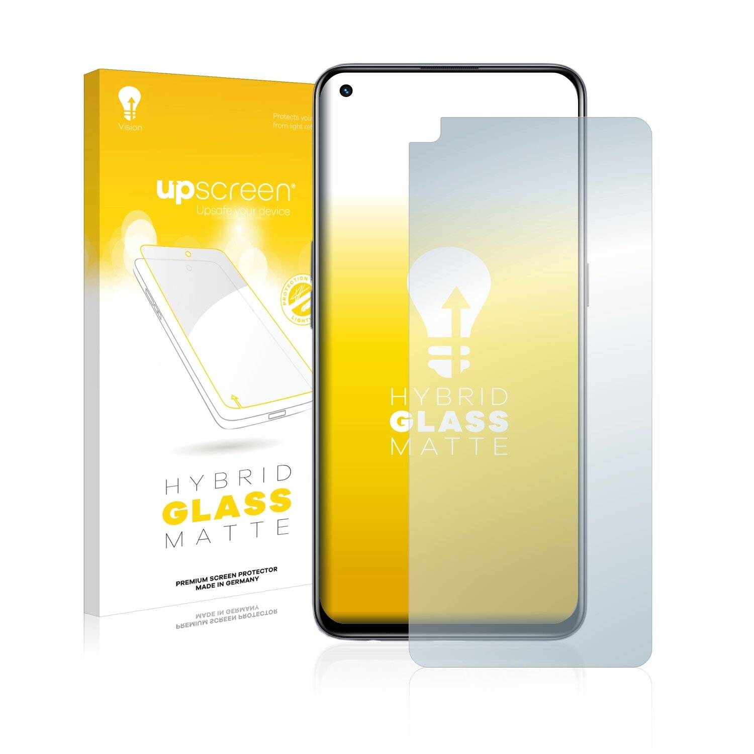 upscreen Flexible Schutz Glas Folie für realme GT Master Edition Schutzglas 9H Hybridglas Matt Entspiegelt