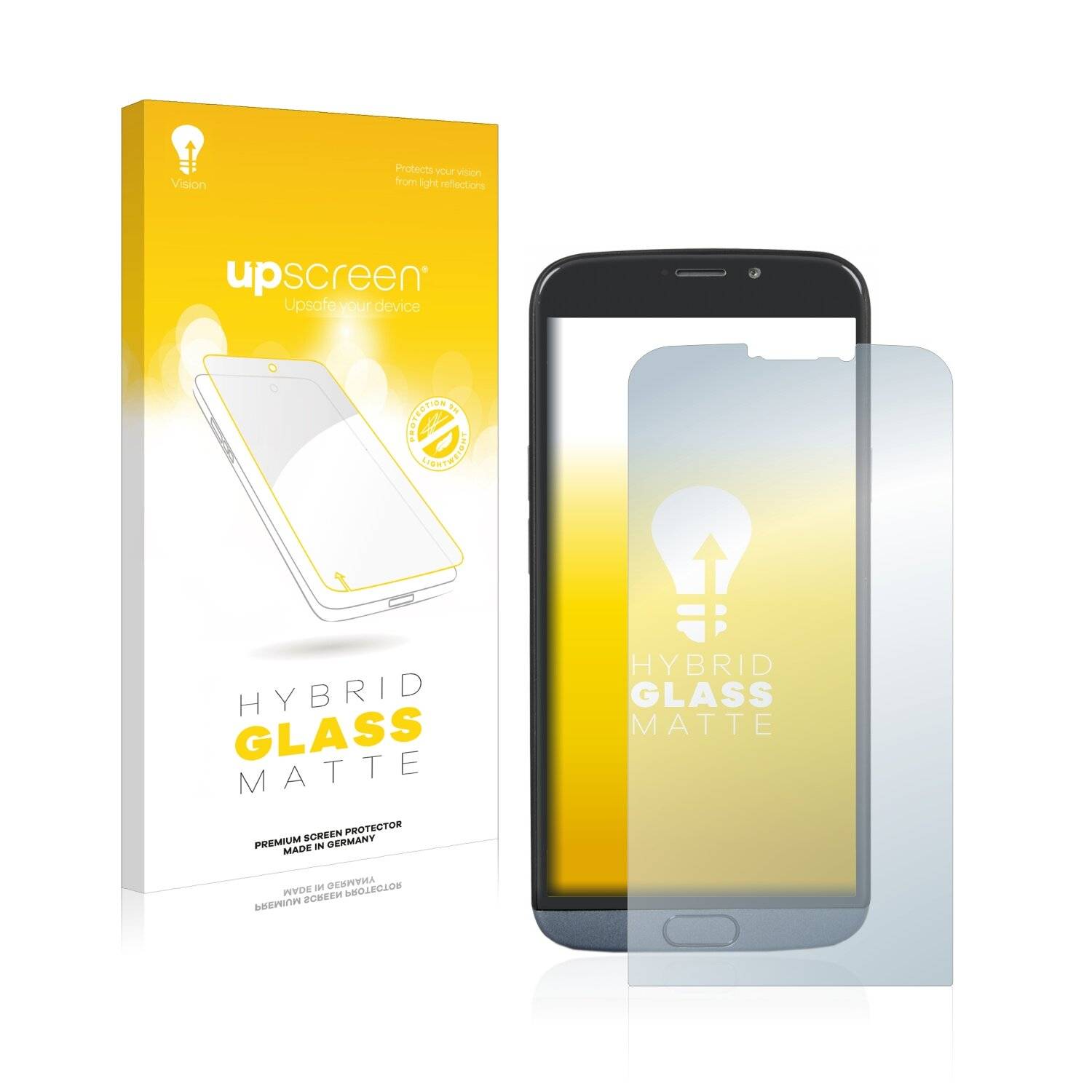 upscreen Flexible Schutz Glas Folie für Doro 8050 Plus Schutzglas 9H Hybridglas Matt Entspiegelt