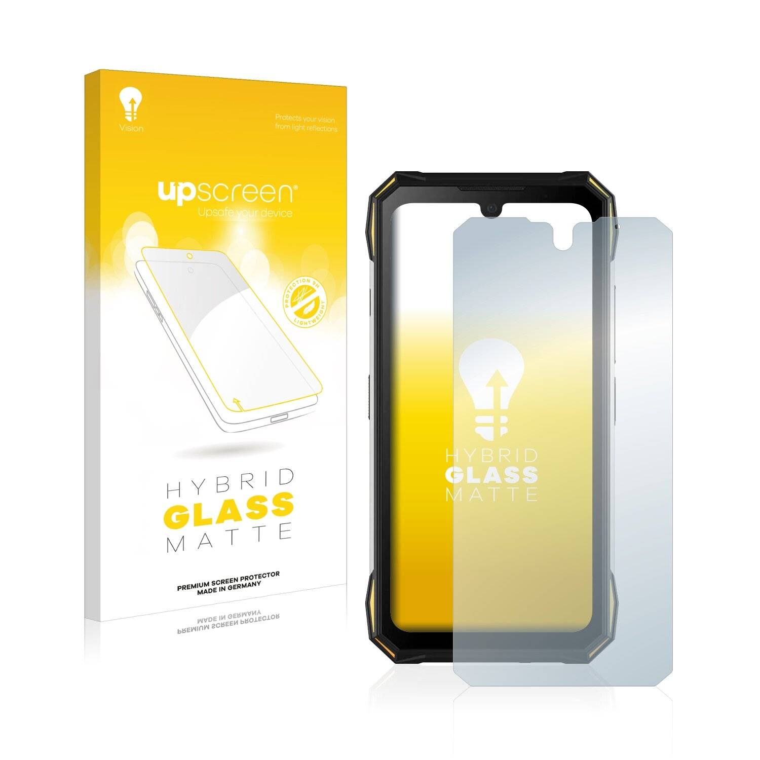 upscreen Flexible Schutz Glas Folie für Doogee S89 Pro Schutzglas 9H Hybridglas Matt Entspiegelt