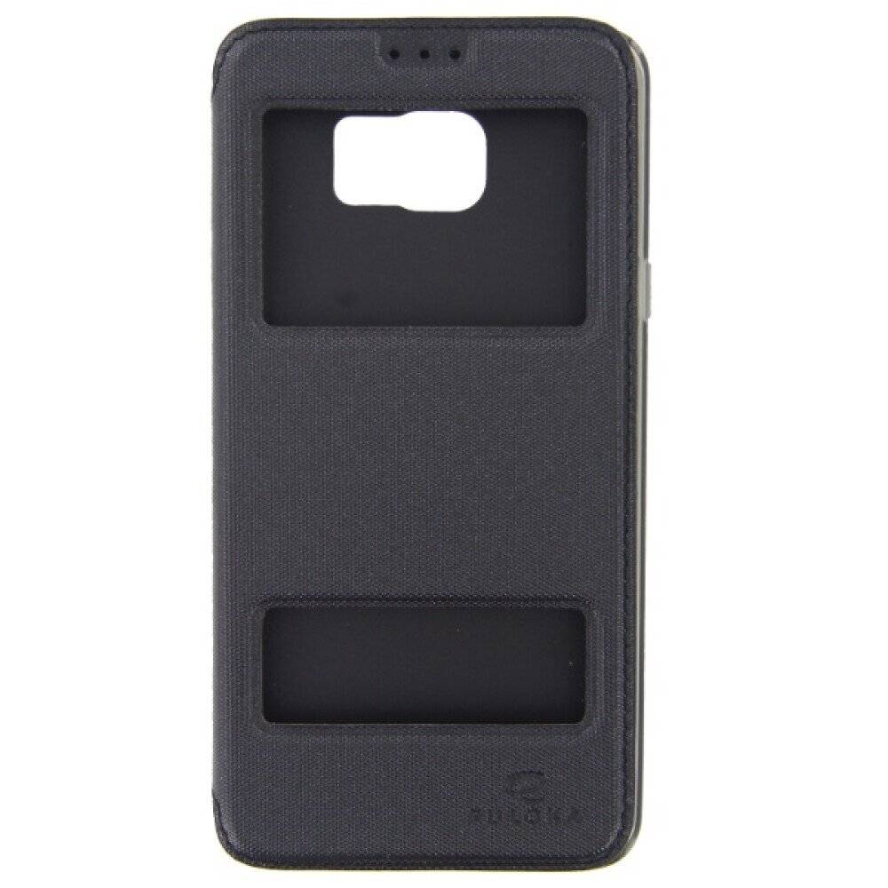 Flip Case Handyhülle für Samsung Galaxy Note 5 Schwarz Schutz Tasche
