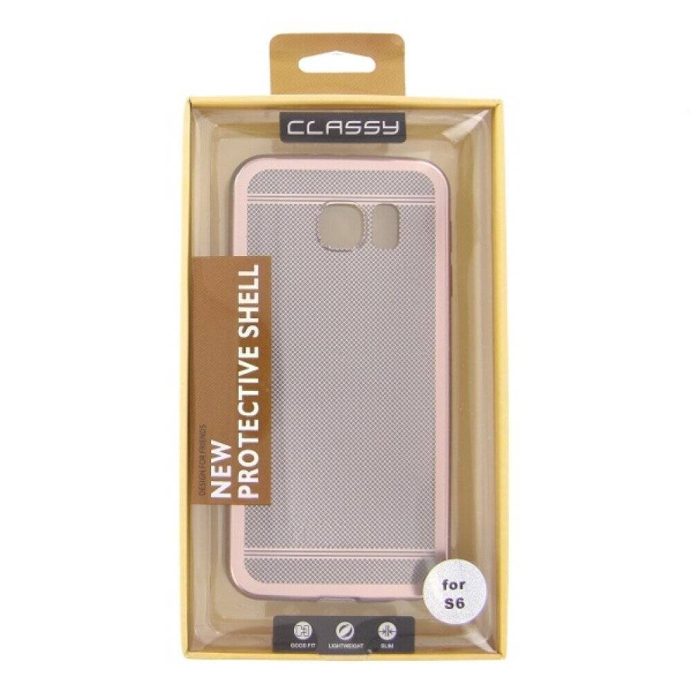 Silikonhülle Handyhülle für Samsung Galaxy S6 Rose Tasche Schutz Case