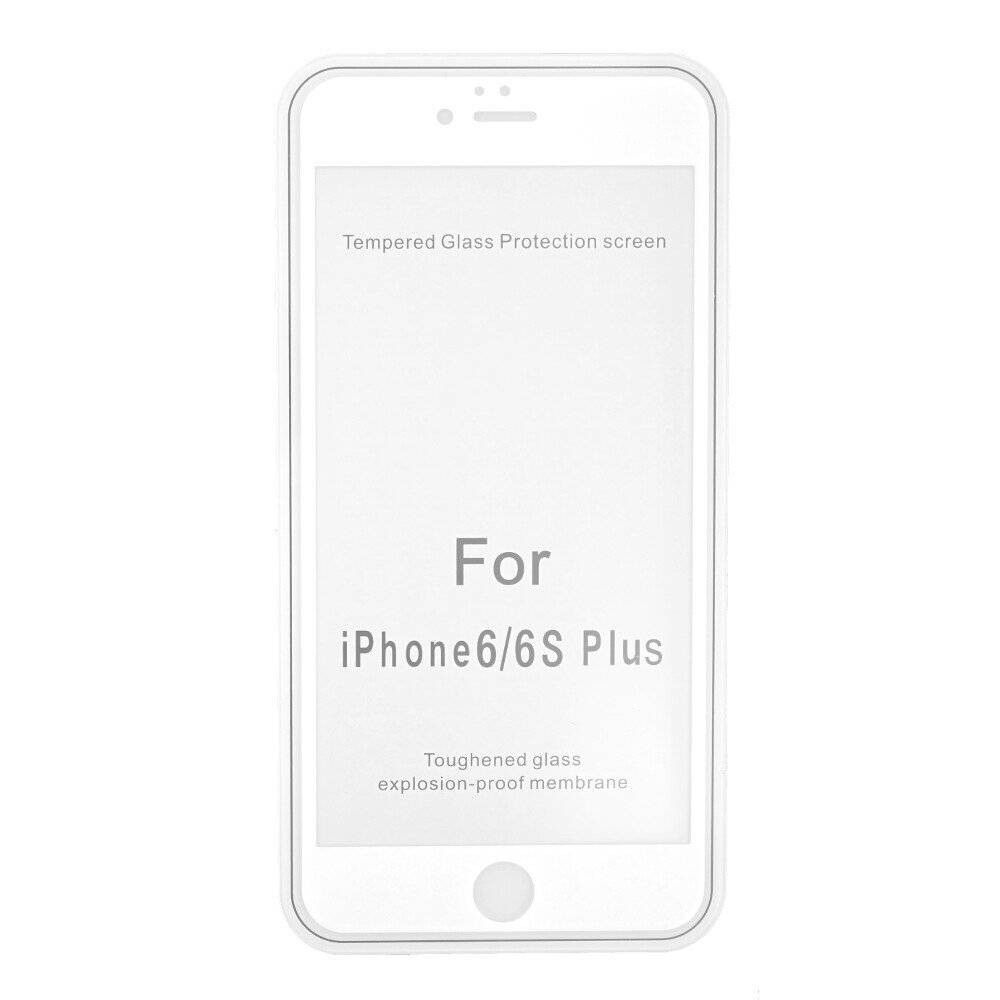 Original Panzerfolie für iPhone 6 Plus und 6s Plus weiß AR00610