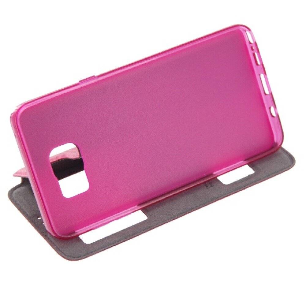 Flip Case Handyhülle für Samsung Galaxy Note 5 Pink Schutz Tasche