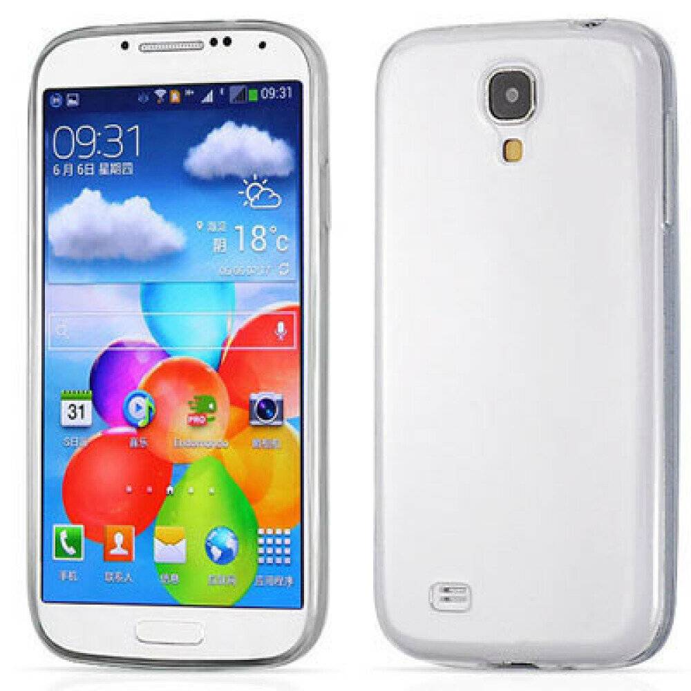 Silikonhülle für Samsung S4 Transparent Handyhülle Tasche Schutz