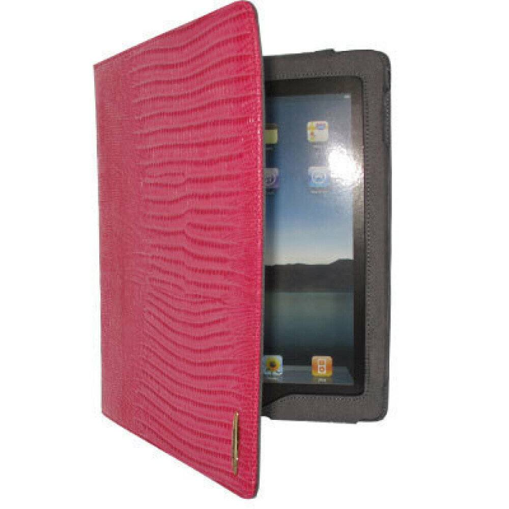 Flip Cover Handyhülle für iPad 2 und iPad 3 Pink Leder Folio Schutzhüllen