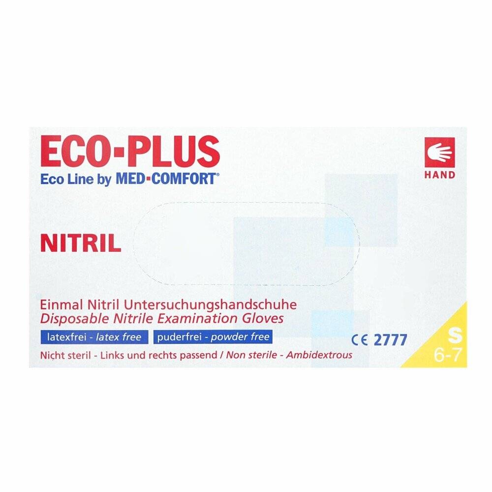 Original 100 Stück Nitrilhandschuhe Einweghandschuhe Größe S weiß