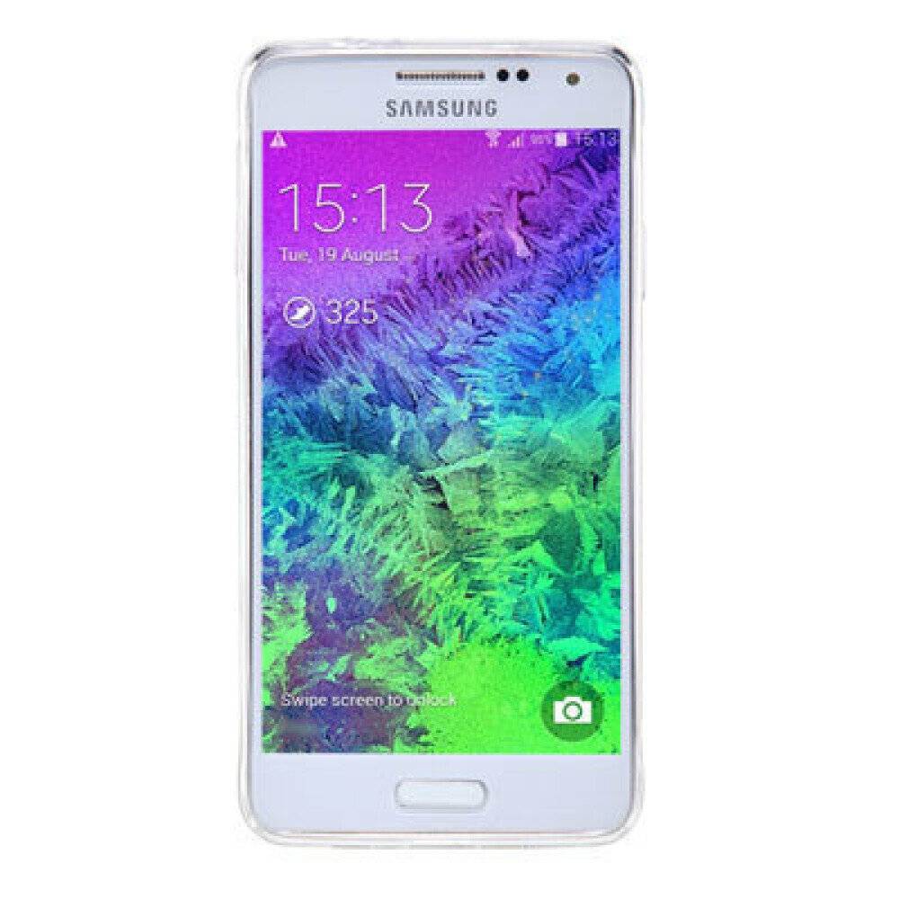 Silikonhülle für Samsung Alpha SM-G850F - klar Handyhülle Schutz Tasche