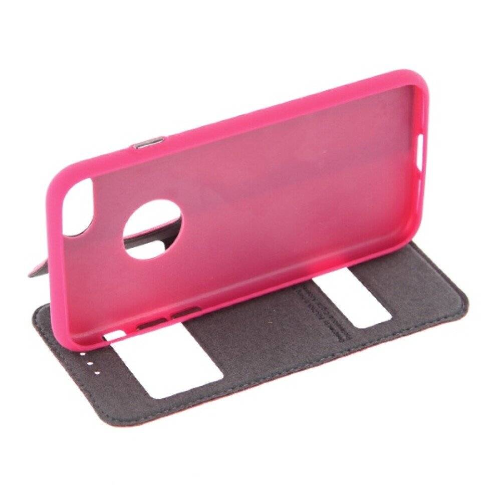 Flip Hülle Handyhülle für iPhone 7 Pink Schutz Case