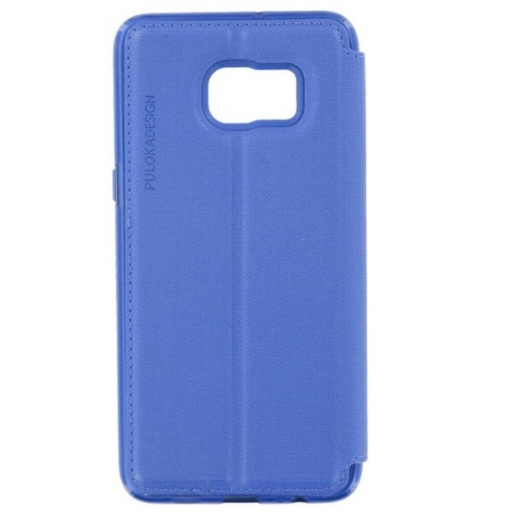 Flip Case Handyhülle für Samsung Galaxy S6 Edge Plus Blau