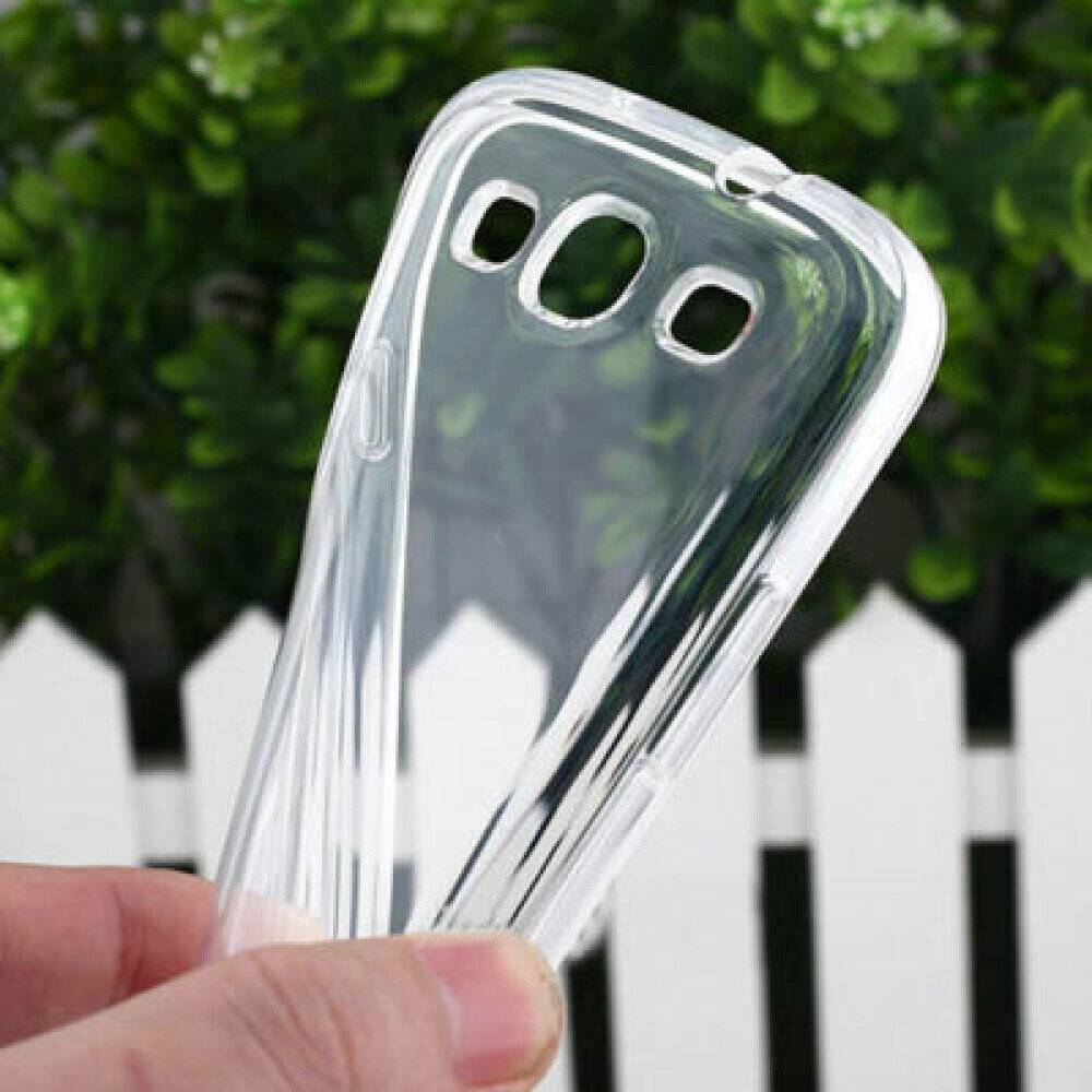 Silikonhülle für Samsung S3 - Transparent Handyhülle Schutz Tasche Case