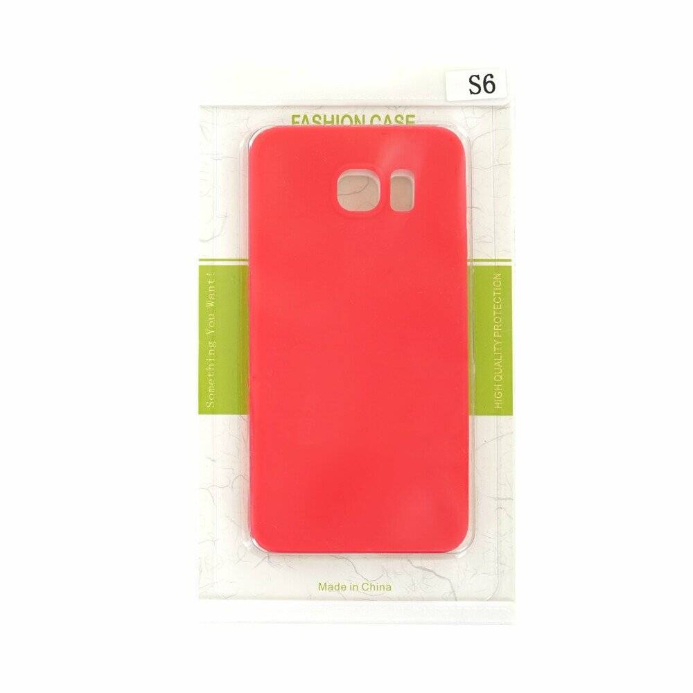 Fashion Silicone Case / Cover / Hülle für Samsung Galaxy S6 - Rot