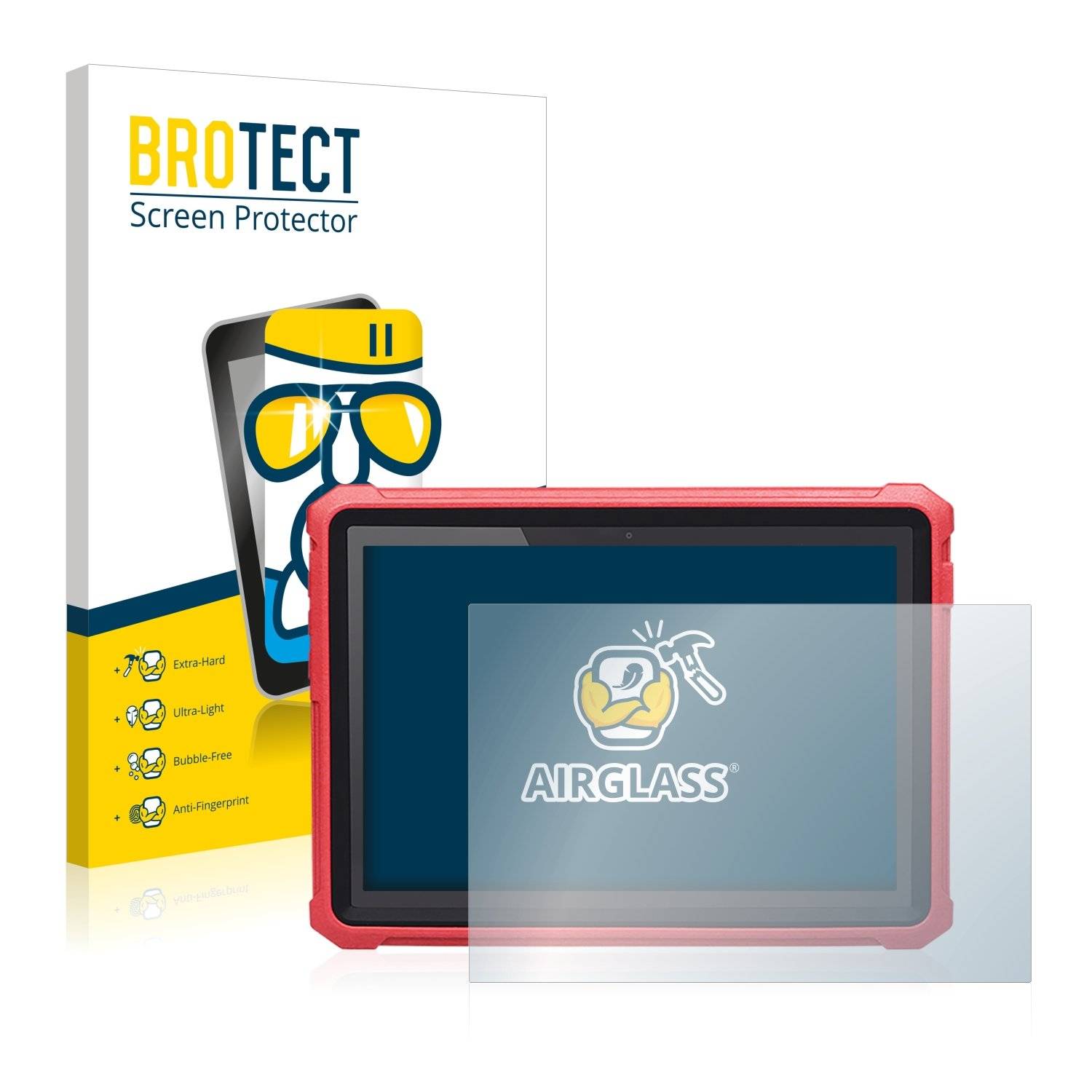 BROTECT AirGlass Flexible Schutz Glas Folie für Launch X-431 Euro Pro 5 Klar Transparent