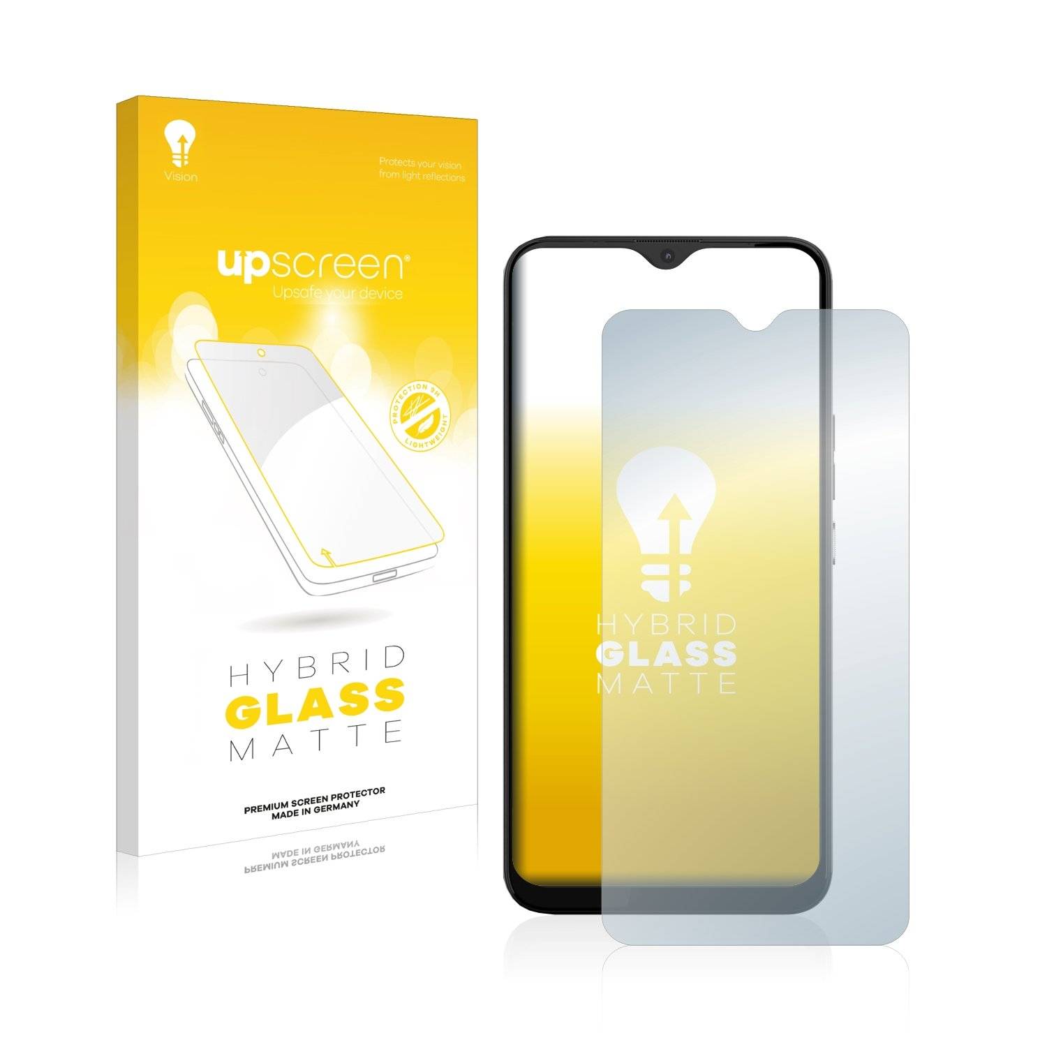 upscreen Flexible Schutz Glas Folie für Gigaset GS5 Lite Schutzglas 9H Hybridglas Matt Entspiegelt