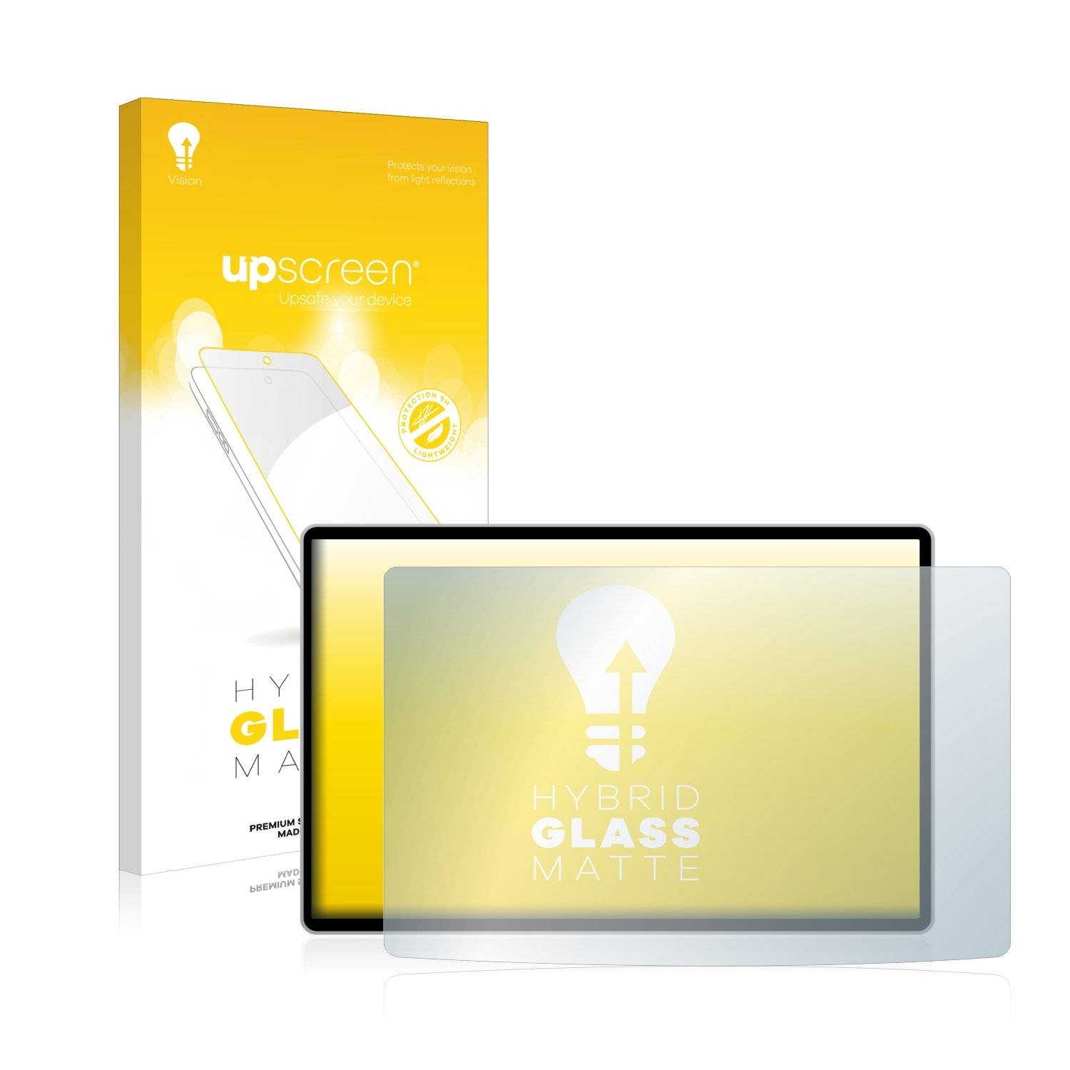 upscreen Hybrid Glas Matt Schutz-Folie für Tesla Model 3 Infotainment System 15.4