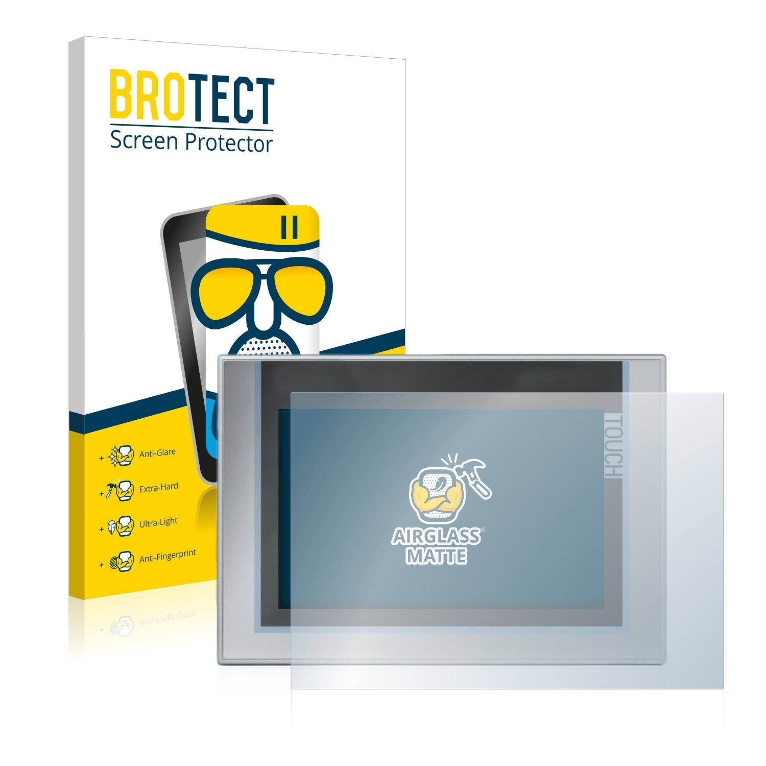 BROTECT AirGlass Matte Schutzglas Folie für Siemens Simatic TP1200