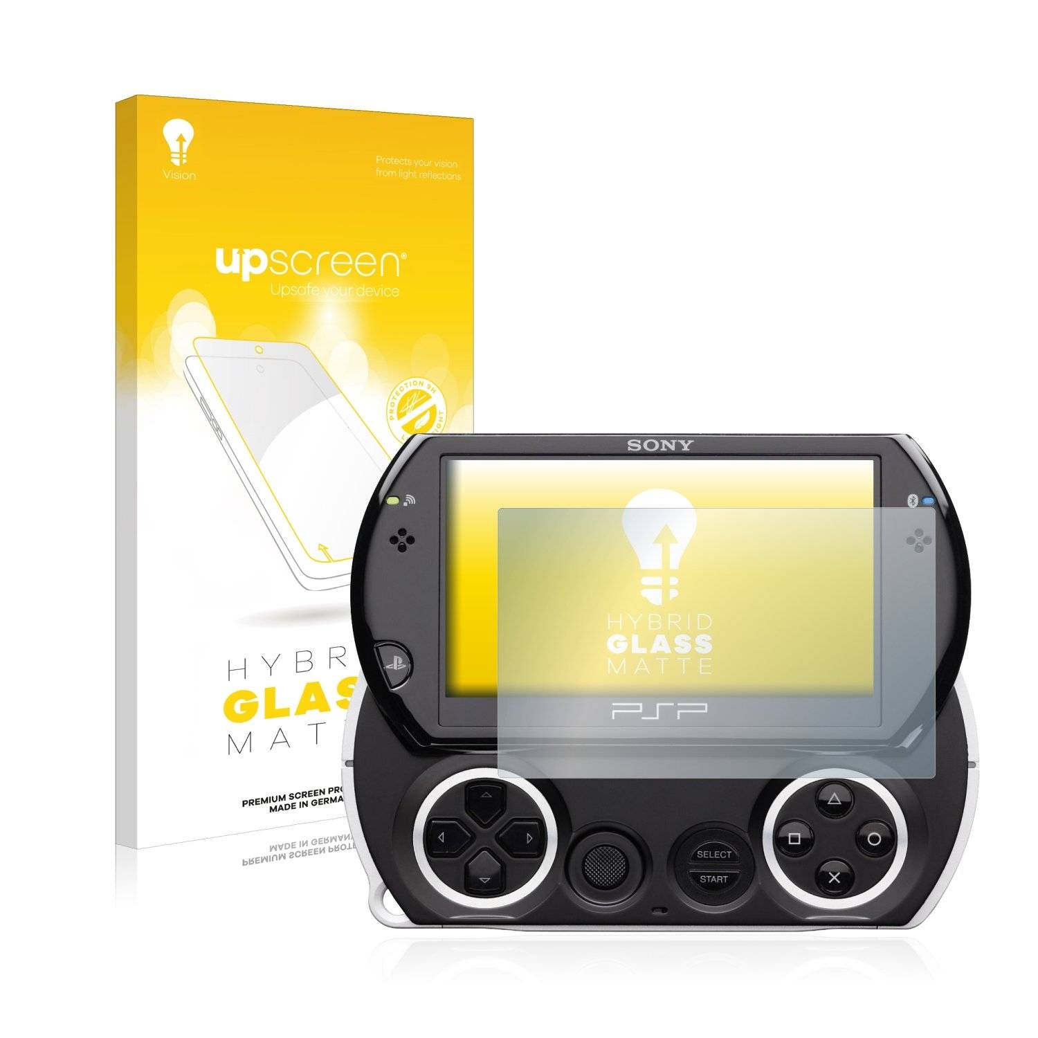upscreen Flexible Schutz Glas Folie für Sony PSP Go Schutzglas 9H Hybridglas Matt Entspiegelt