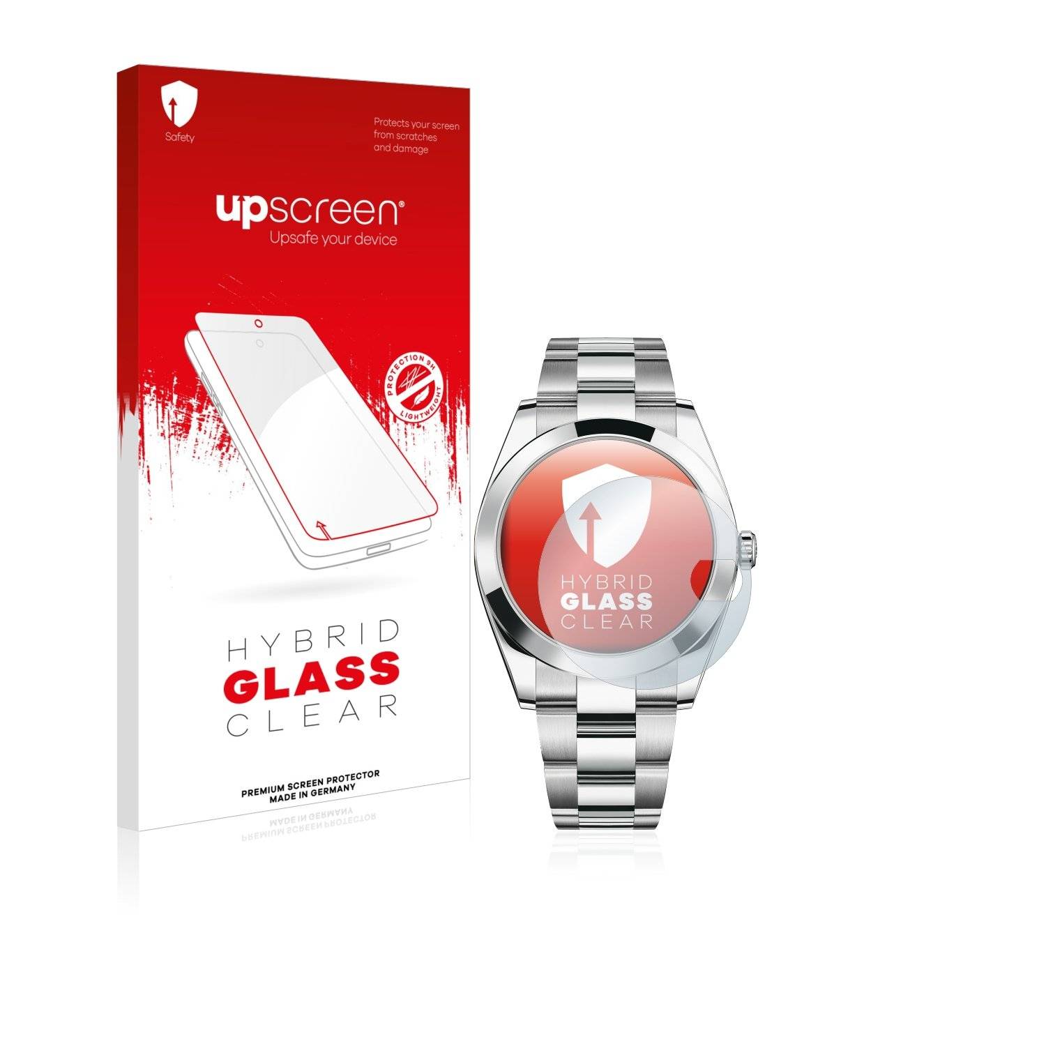 upscreen Flexible Schutz Glas Folie für Rolex Datejust 41 Schutzglas 9H Hybridglas Klar