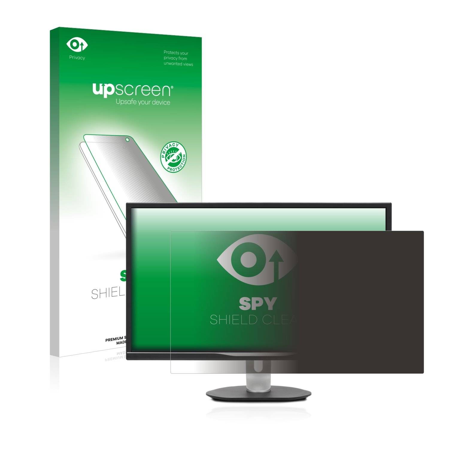 upscreen Spy Shield Clear Premium Blickschutzfolie für Philips