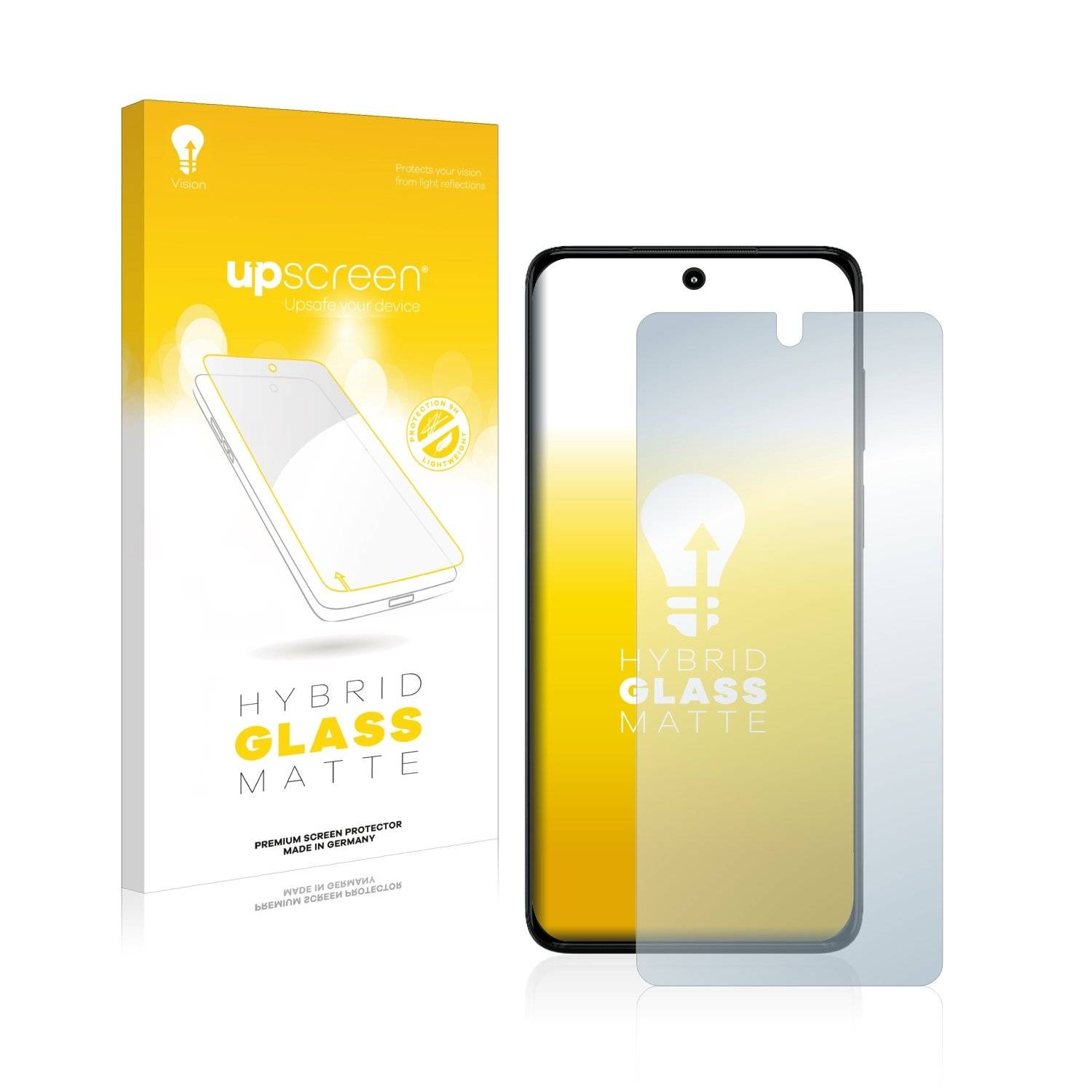 upscreen Flexible Panzerglasfolie für Motorola Moto G82 5G Schutzglas 9H Hybridglas Matt Entspiegelt