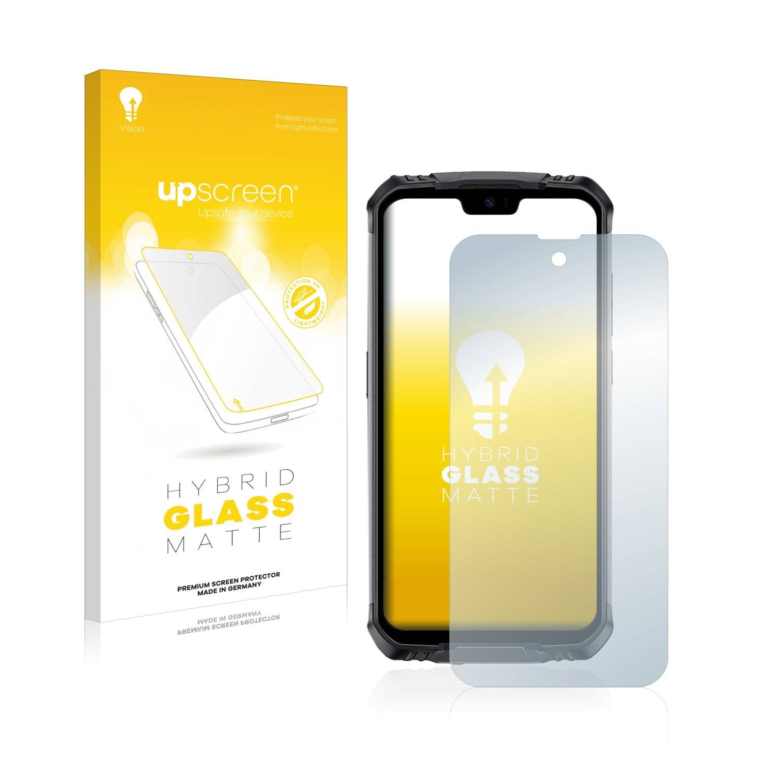 upscreen Flexible Schutz Glas Folie für Doogee S59 Pro Schutzglas 9H Hybridglas Matt Entspiegelt