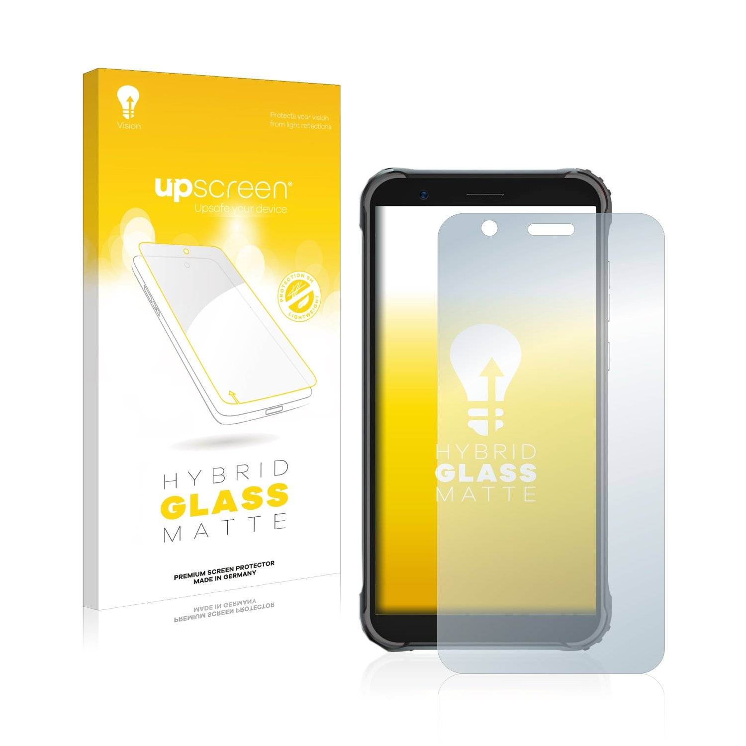 upscreen Flexible Panzerglasfolie für Blackview BV4900 Pro Schutzglas 9H Hybridglas Matt Entspiegelt