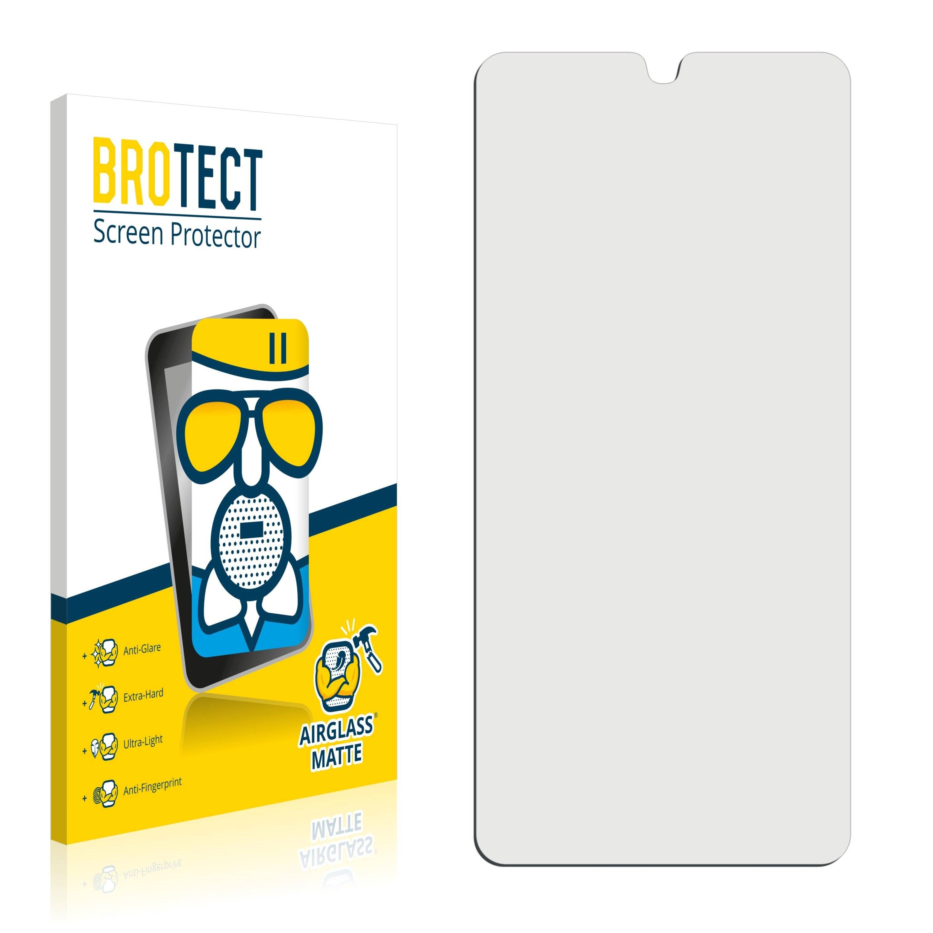 BROTECT AirGlass Flexible Schutz Glas Folie für Umidigi Bison X10 Matt Entspiegelt