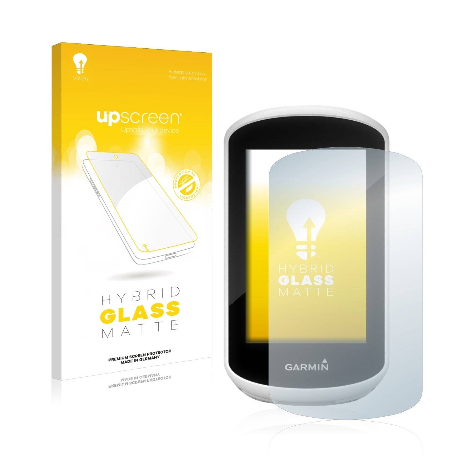 upscreen Flexible Schutz Glas Folie für Garmin Edge Explore 2018 Schutzglas 9H Hybridglas Matt Entspiegelt
